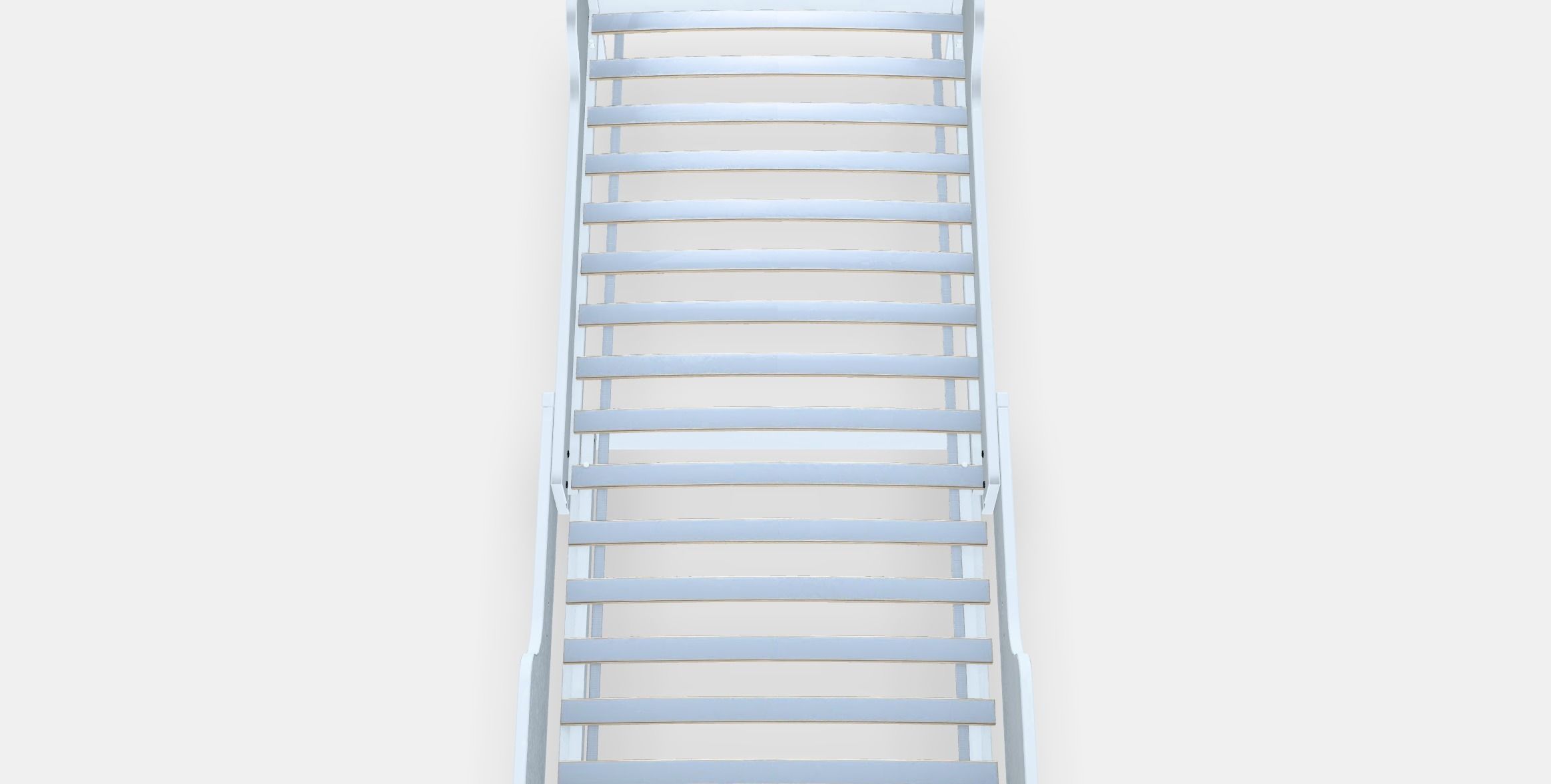 SUNDVIK Ext bed frame with slatted bed base Low-poly 3D model_4