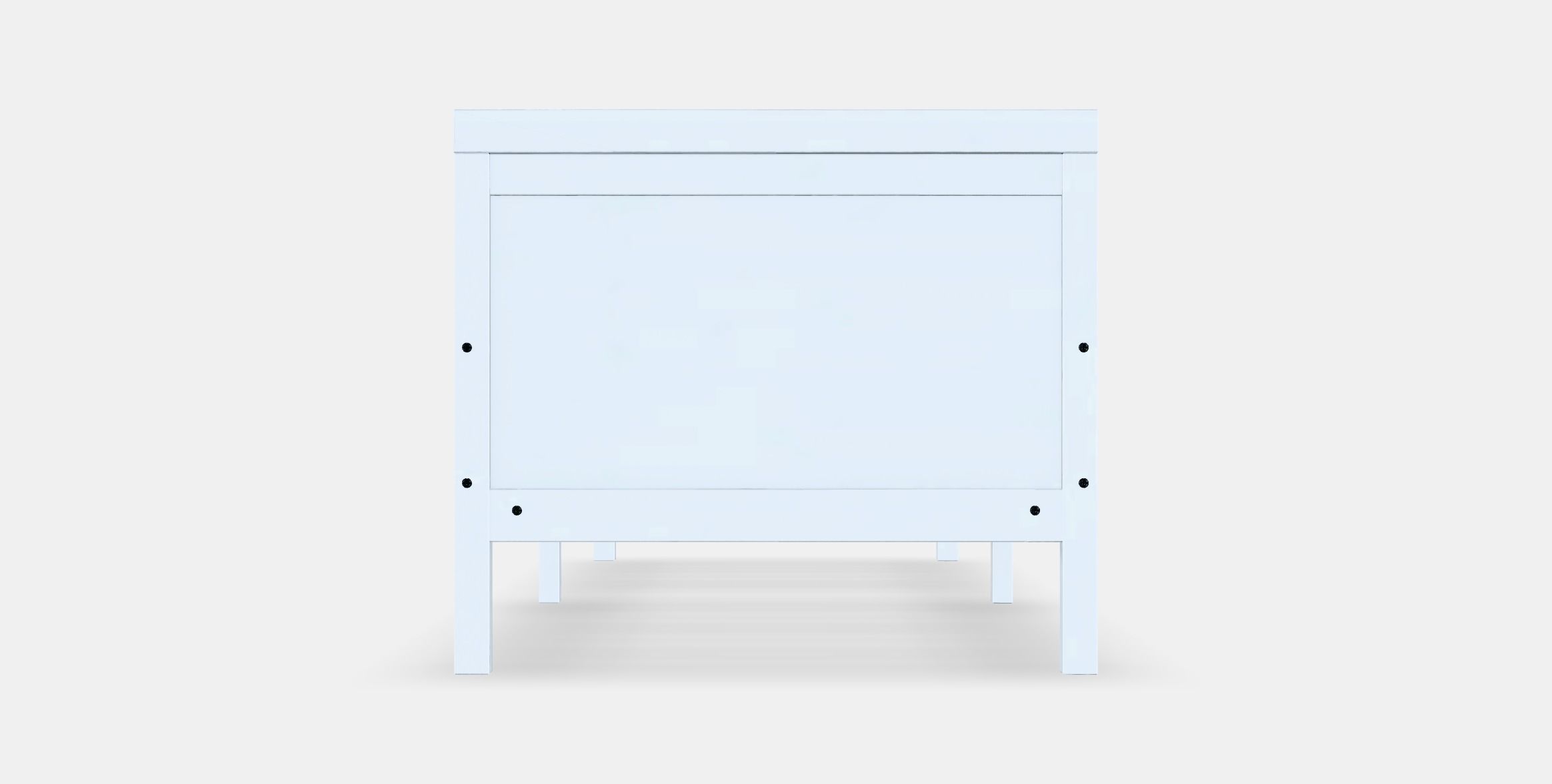 SUNDVIK Ext bed frame with slatted bed base Low-poly 3D model_15