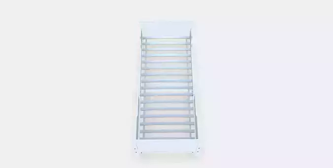 SUNDVIK Ext bed frame with slatted bed base