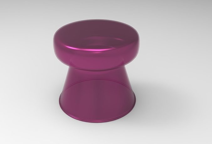 Friday Side Table Low-poly 3D model
