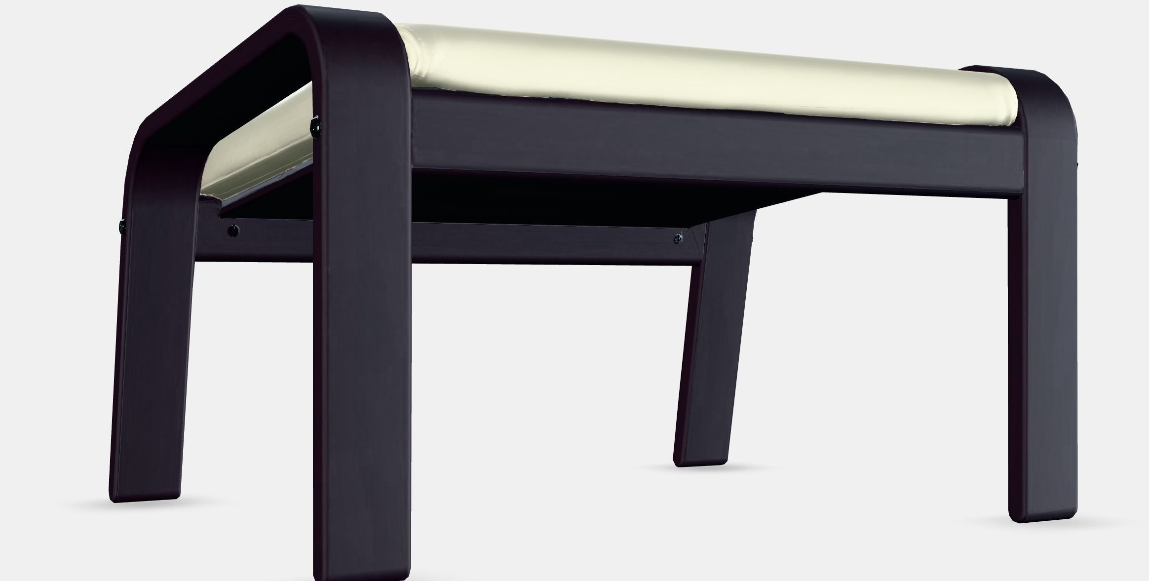 POANG Footstool 4 Low-poly 3D model_3