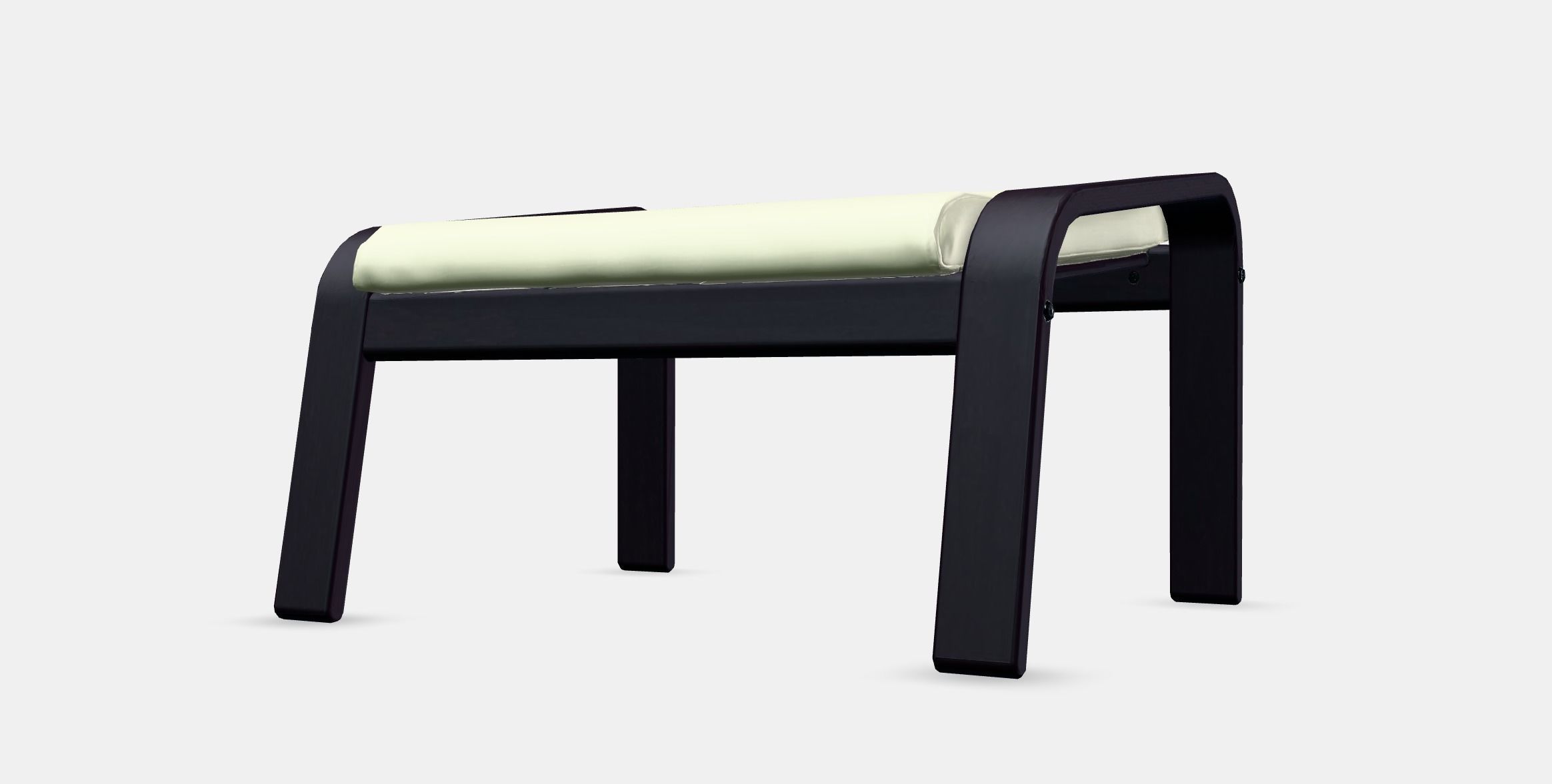 POANG Footstool 4 Low-poly 3D model_13