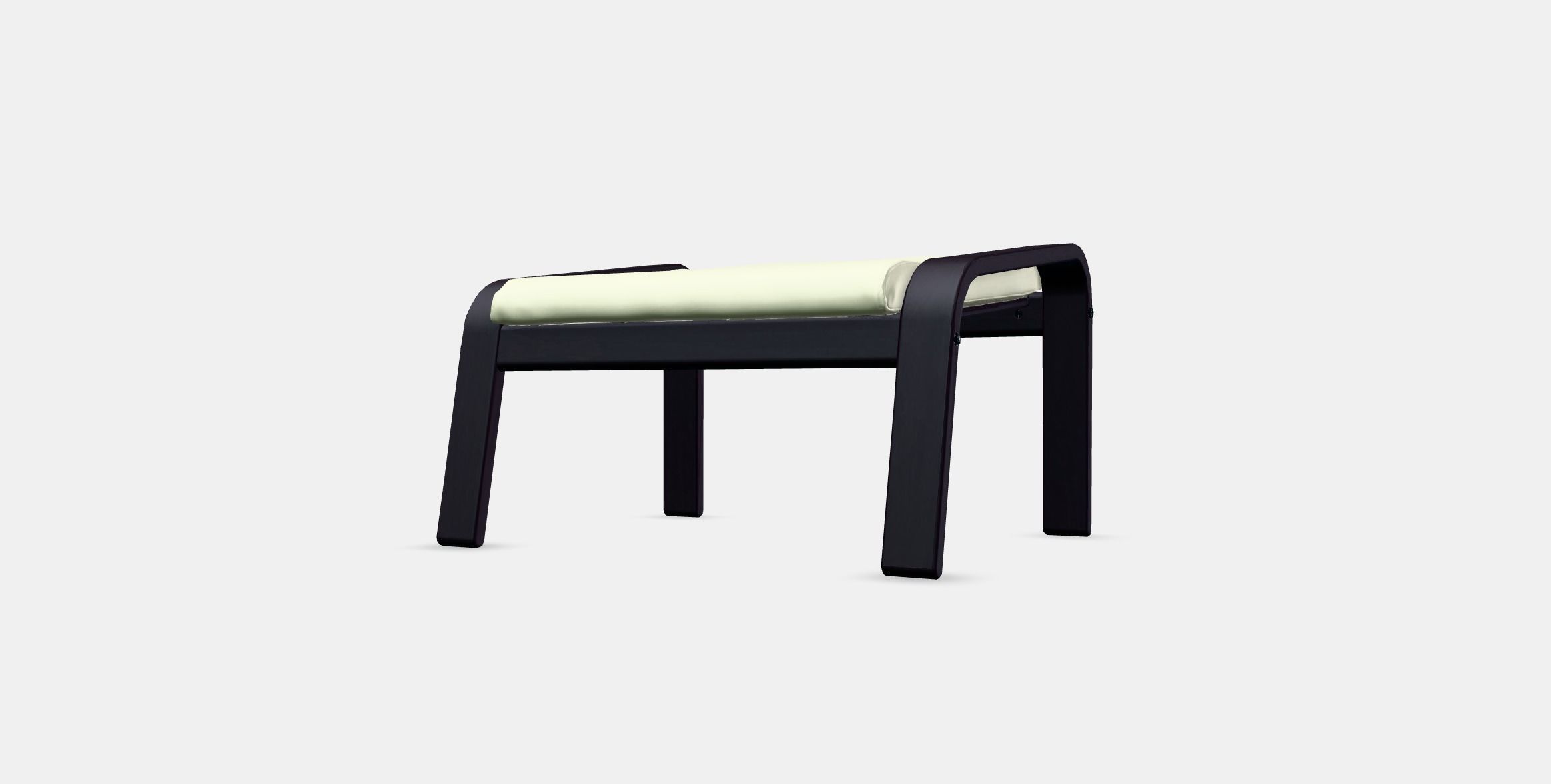 POANG Footstool 4 Low-poly 3D model_12