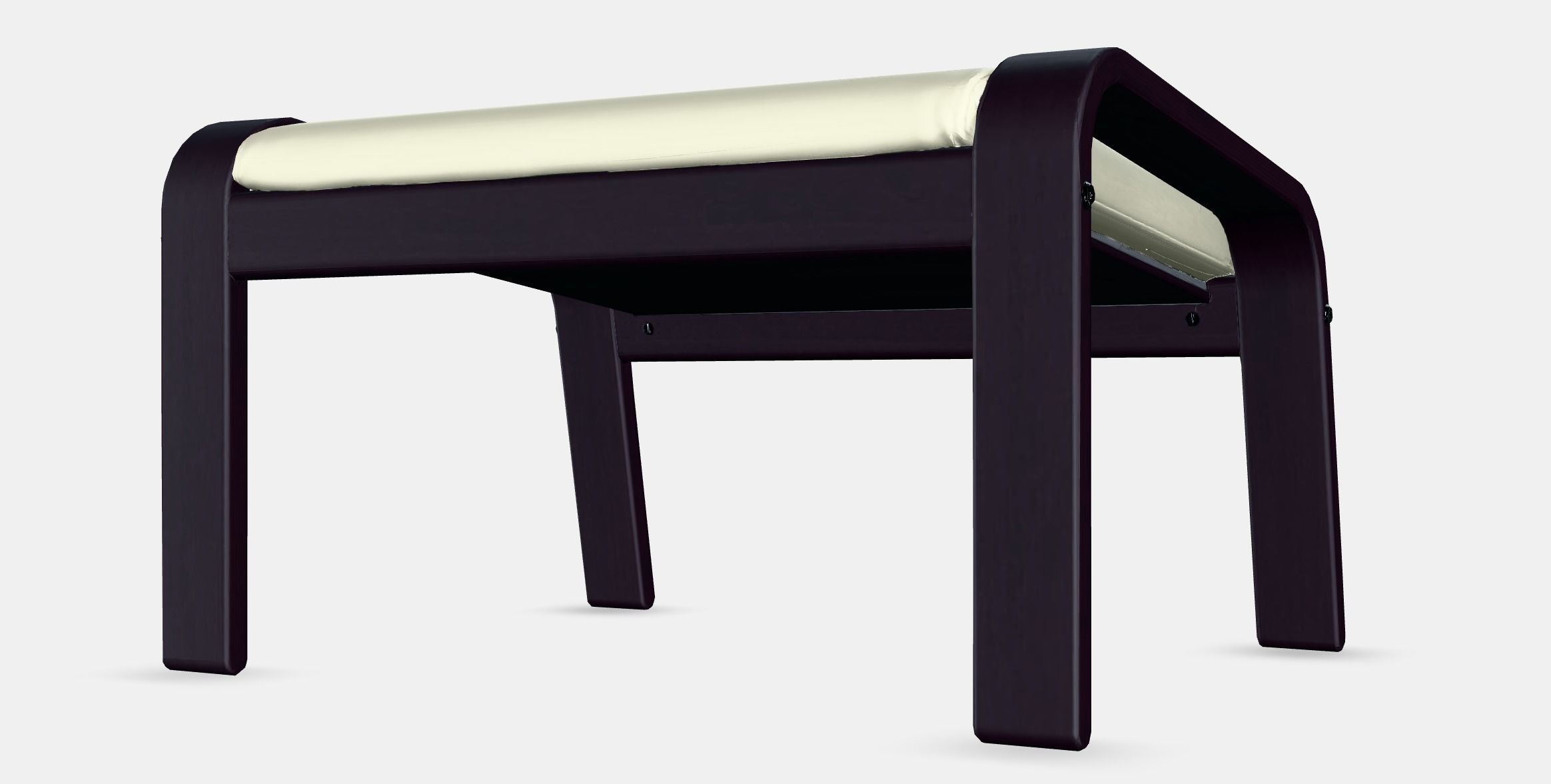POANG Footstool 4 Low-poly 3D model_6