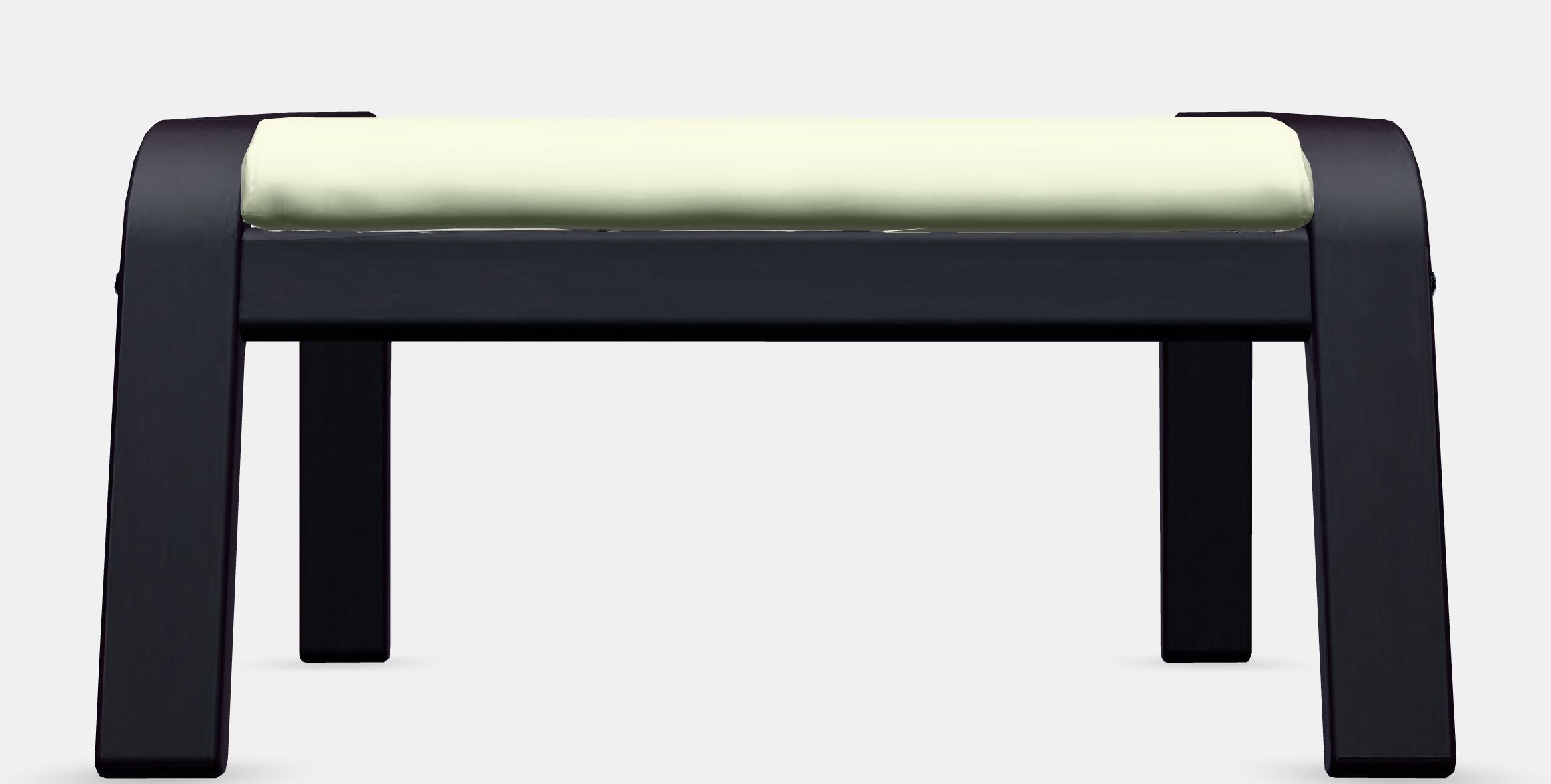 POANG Footstool 4 Low-poly 3D model_11