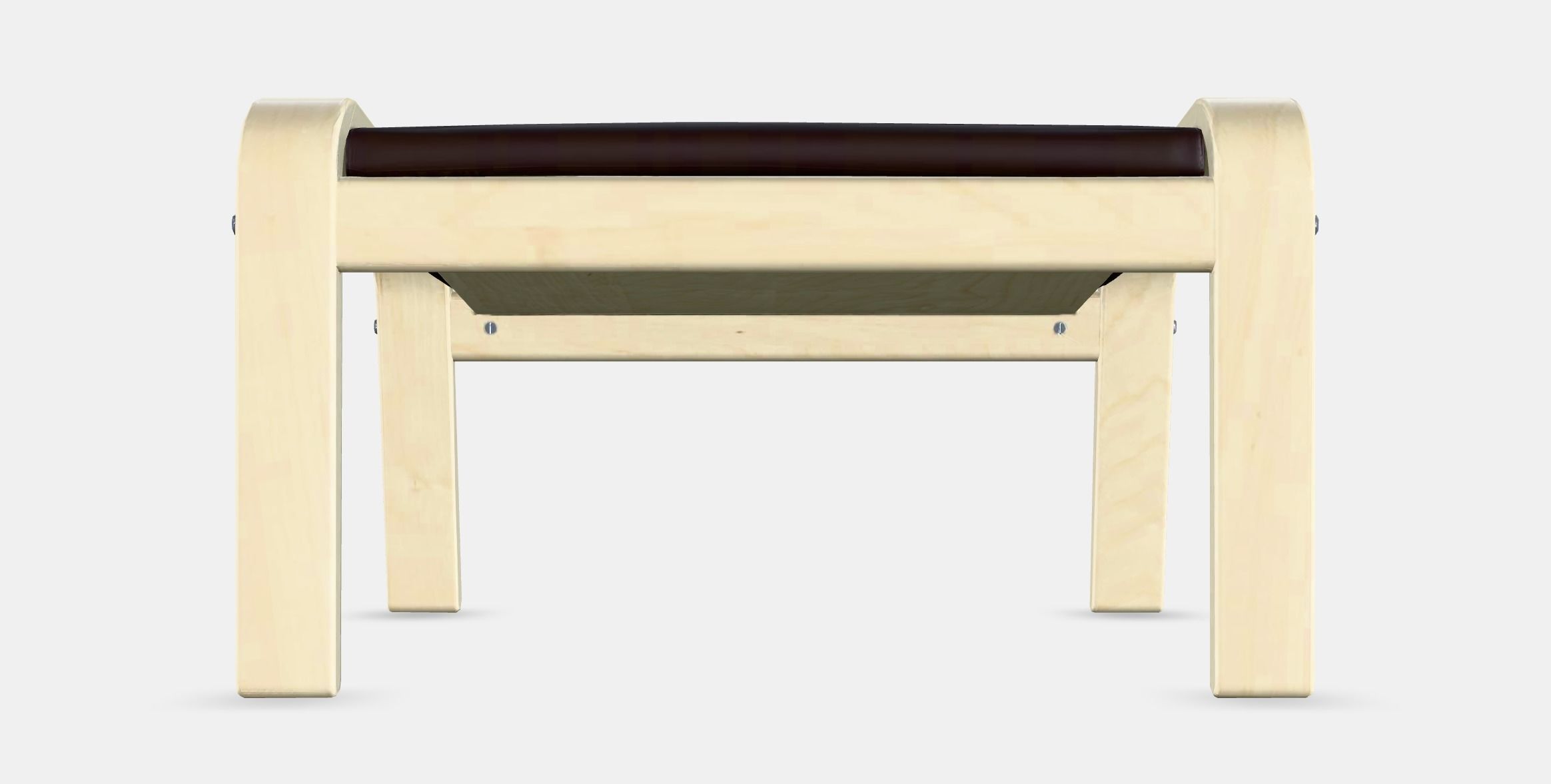 POANG Footstool 5 Low-poly 3D model_15