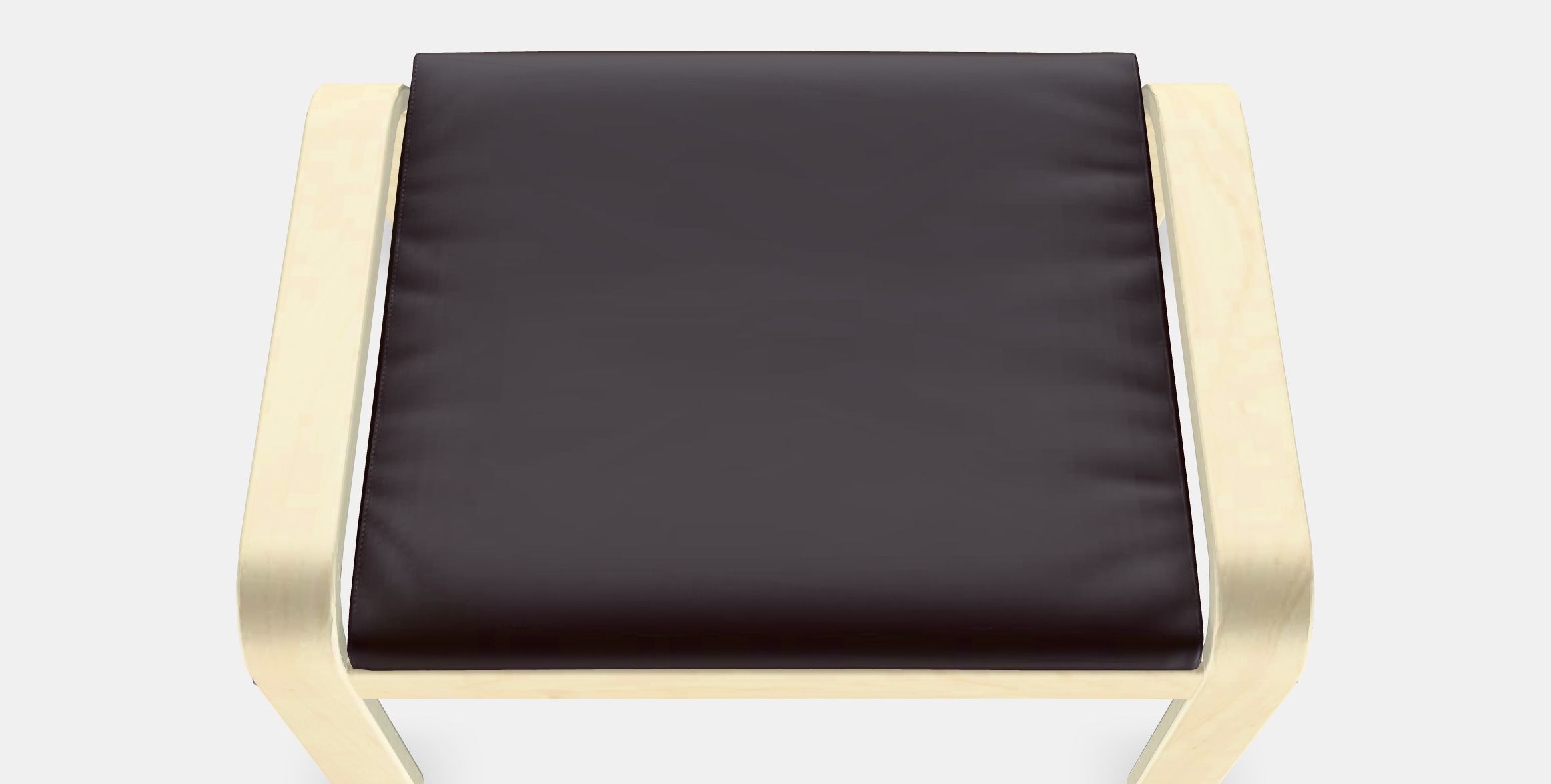 POANG Footstool 5 Low-poly 3D model_4