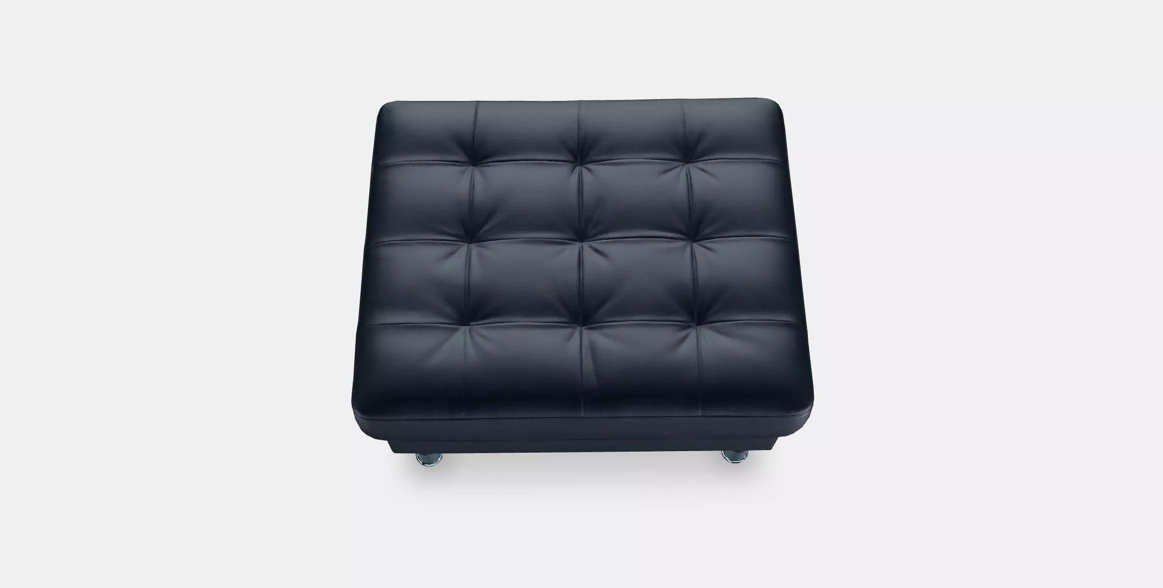 LANDSKRONA Footstool 1 Low-poly 3D model_0