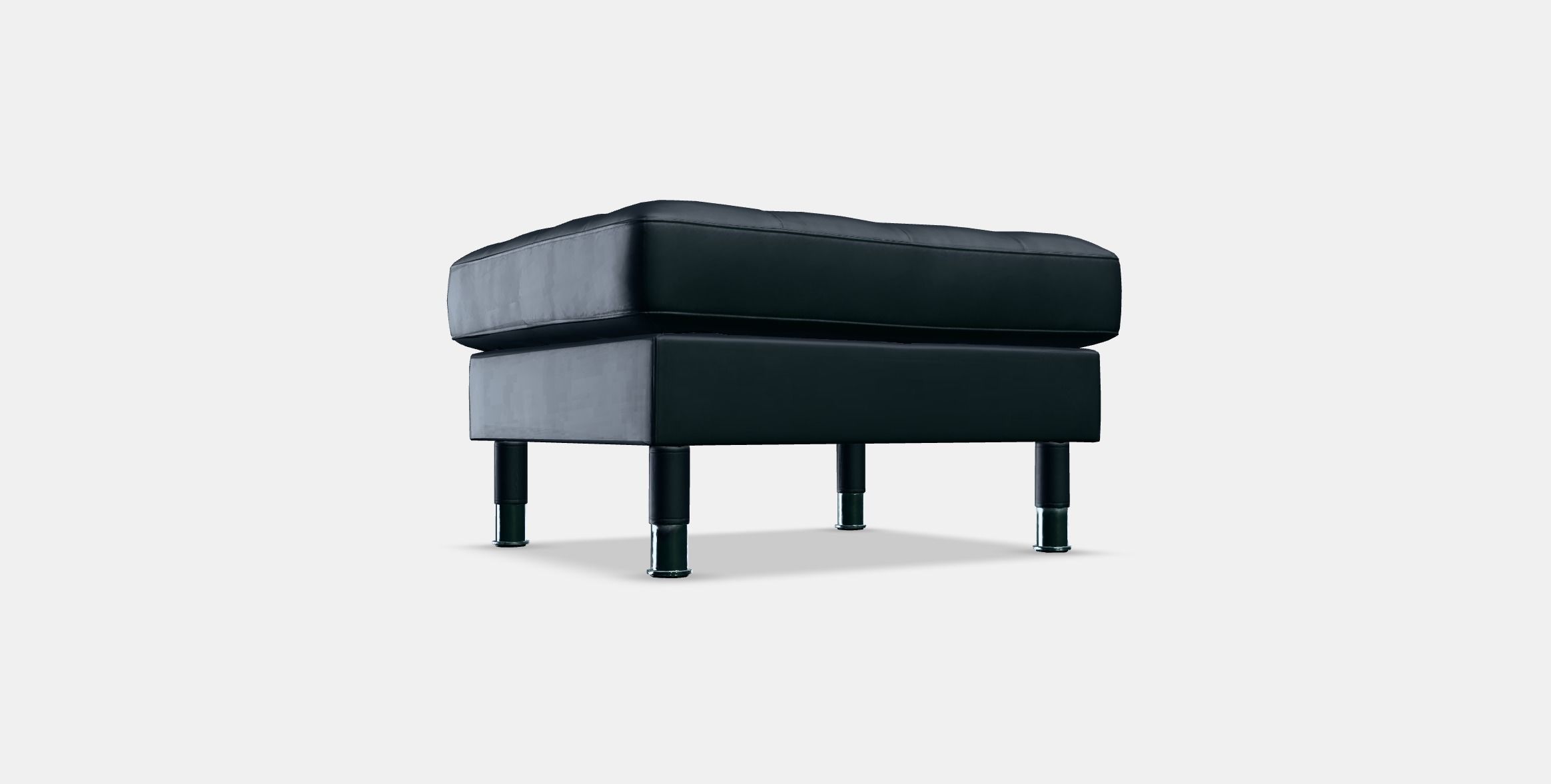 LANDSKRONA Footstool 1 Low-poly 3D model_2