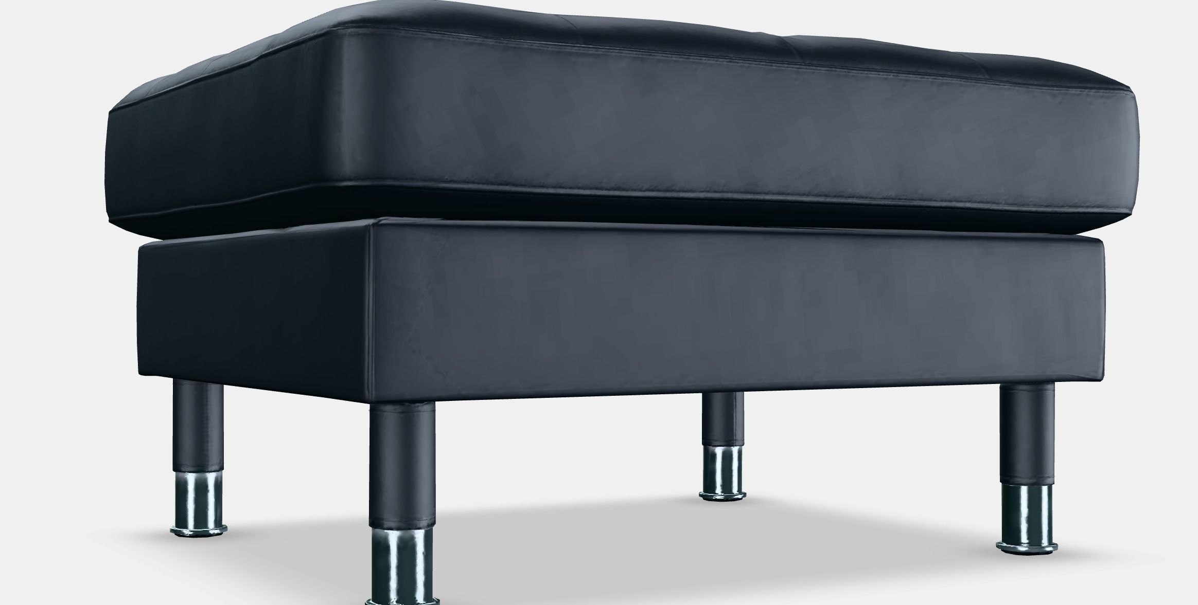 LANDSKRONA Footstool 1 Low-poly 3D model_4