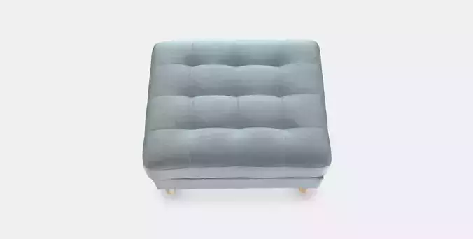 LANDSKRONA Footstool 2 Low-poly 3D model