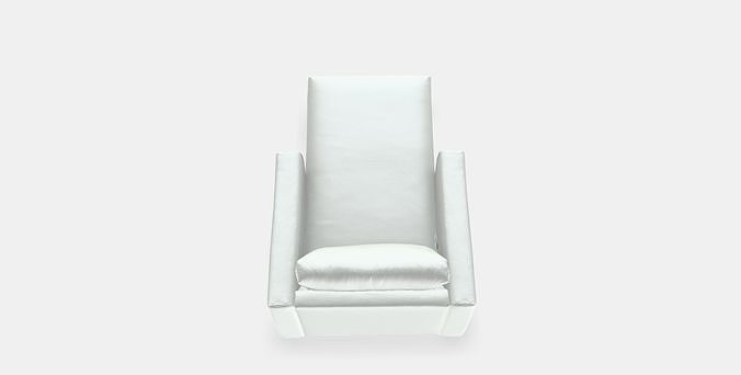 VIMLE Lounge chair 1 Low-poly 3D model