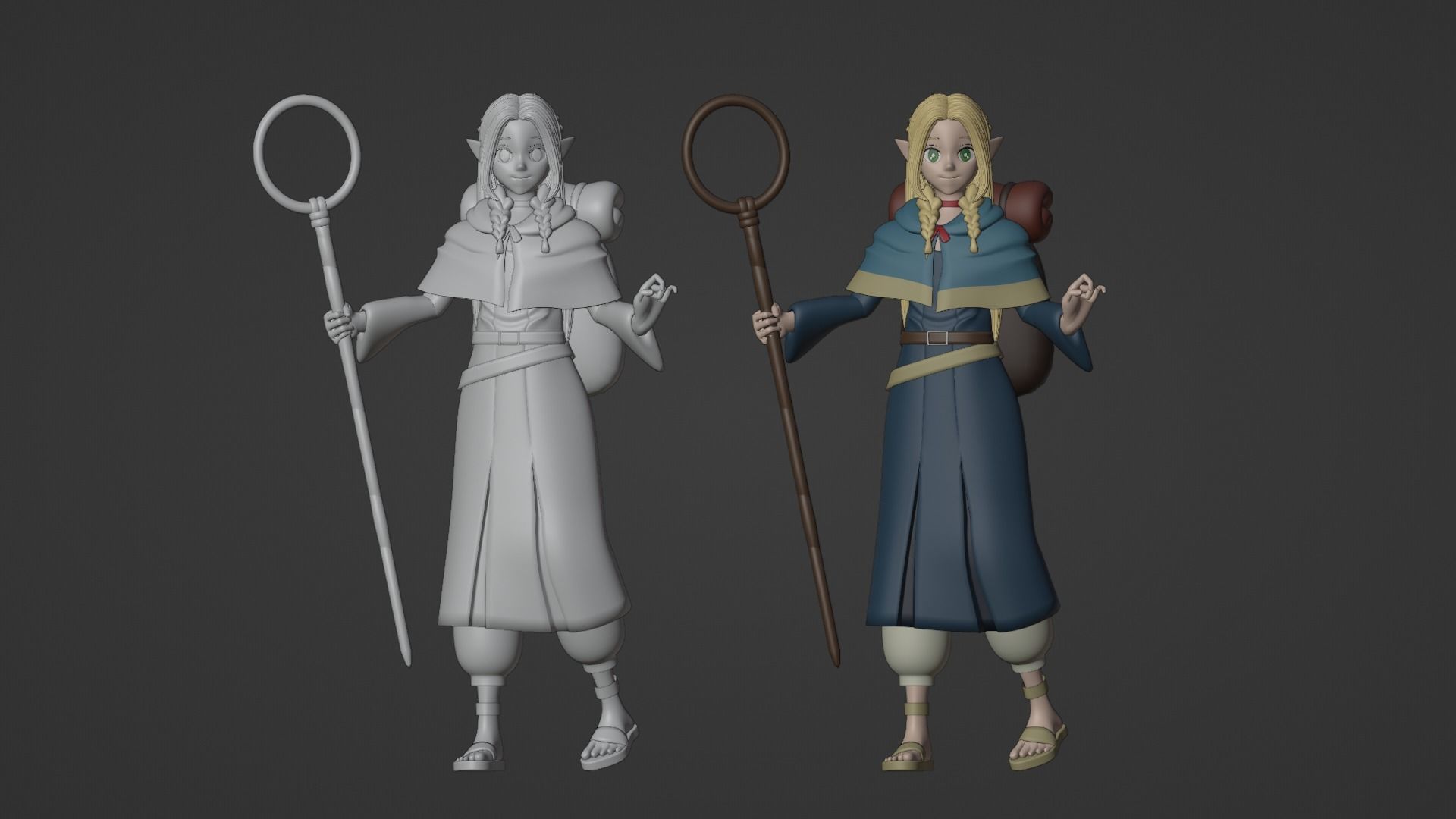 Marcille Donato - Delicious in Dungeon 3D model_19