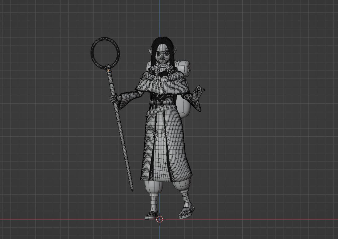 Marcille Donato - Delicious in Dungeon 3D model_10