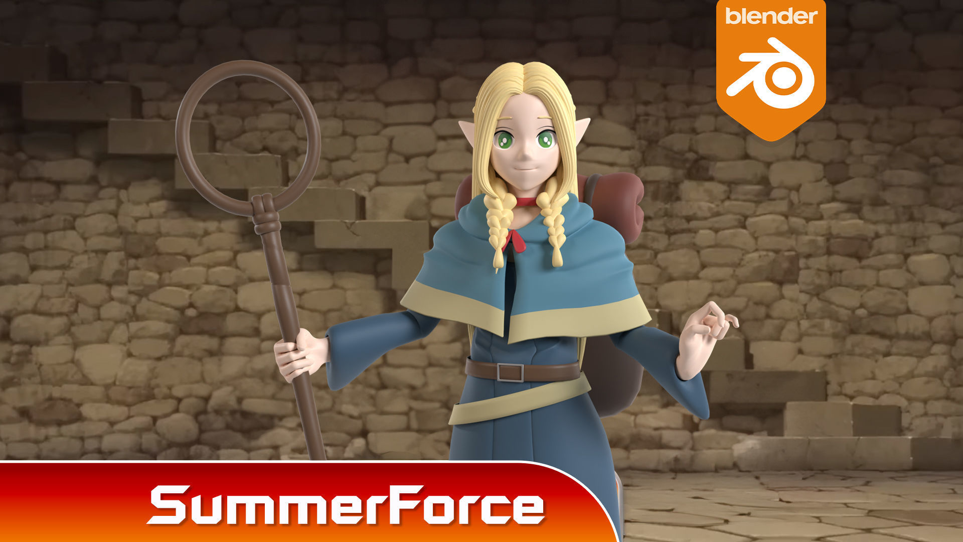 Marcille Donato - Delicious in Dungeon 3D model_1