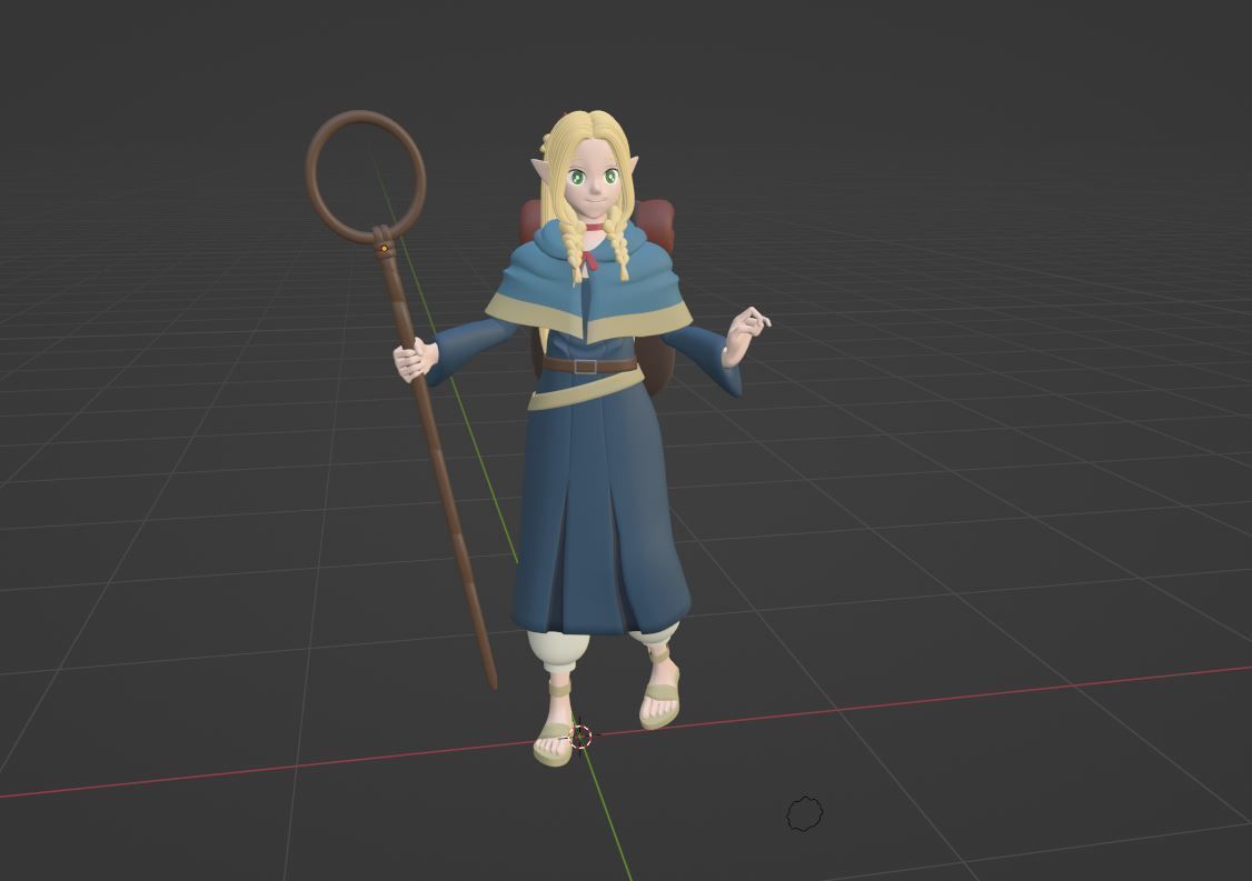 Marcille Donato - Delicious in Dungeon 3D model_8