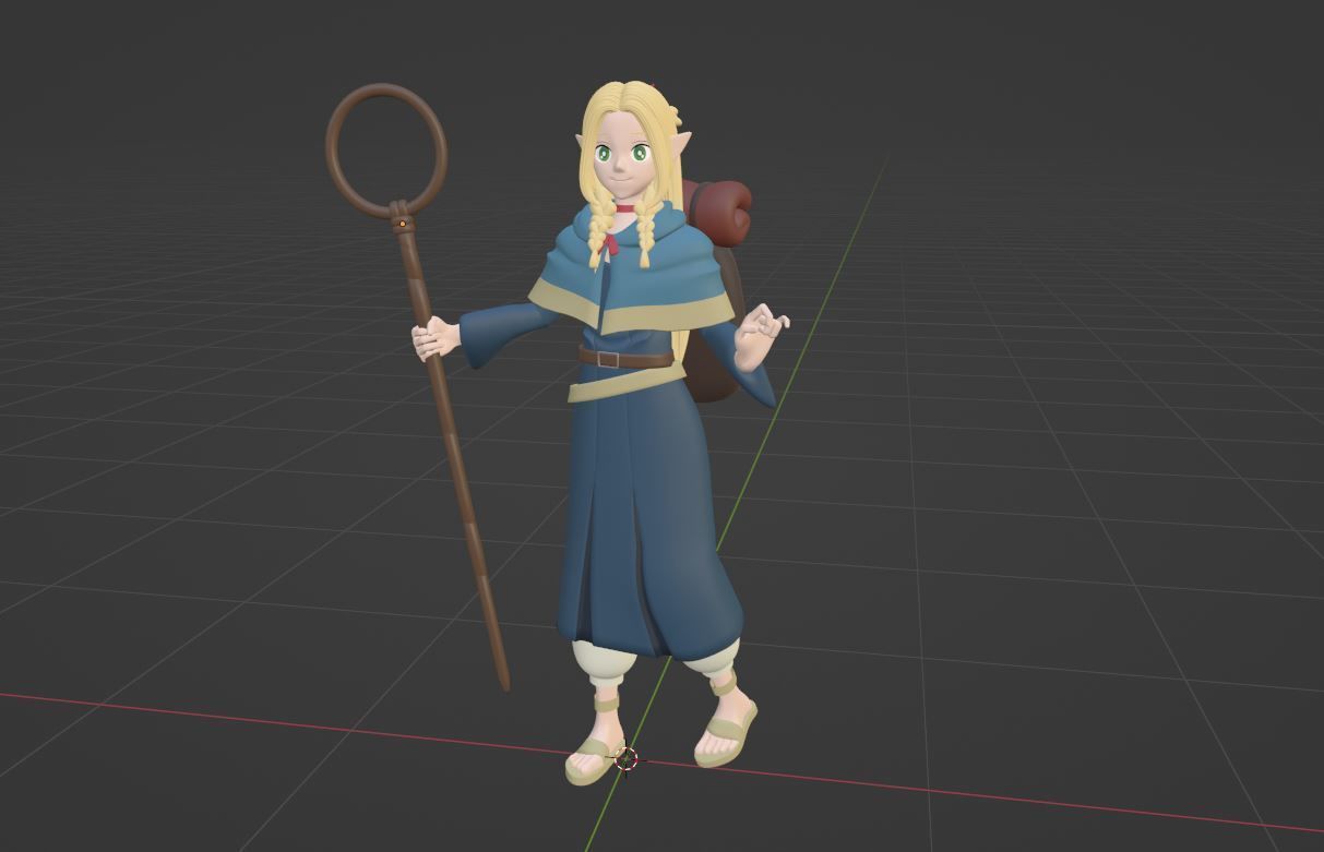 Marcille Donato - Delicious in Dungeon 3D model_5