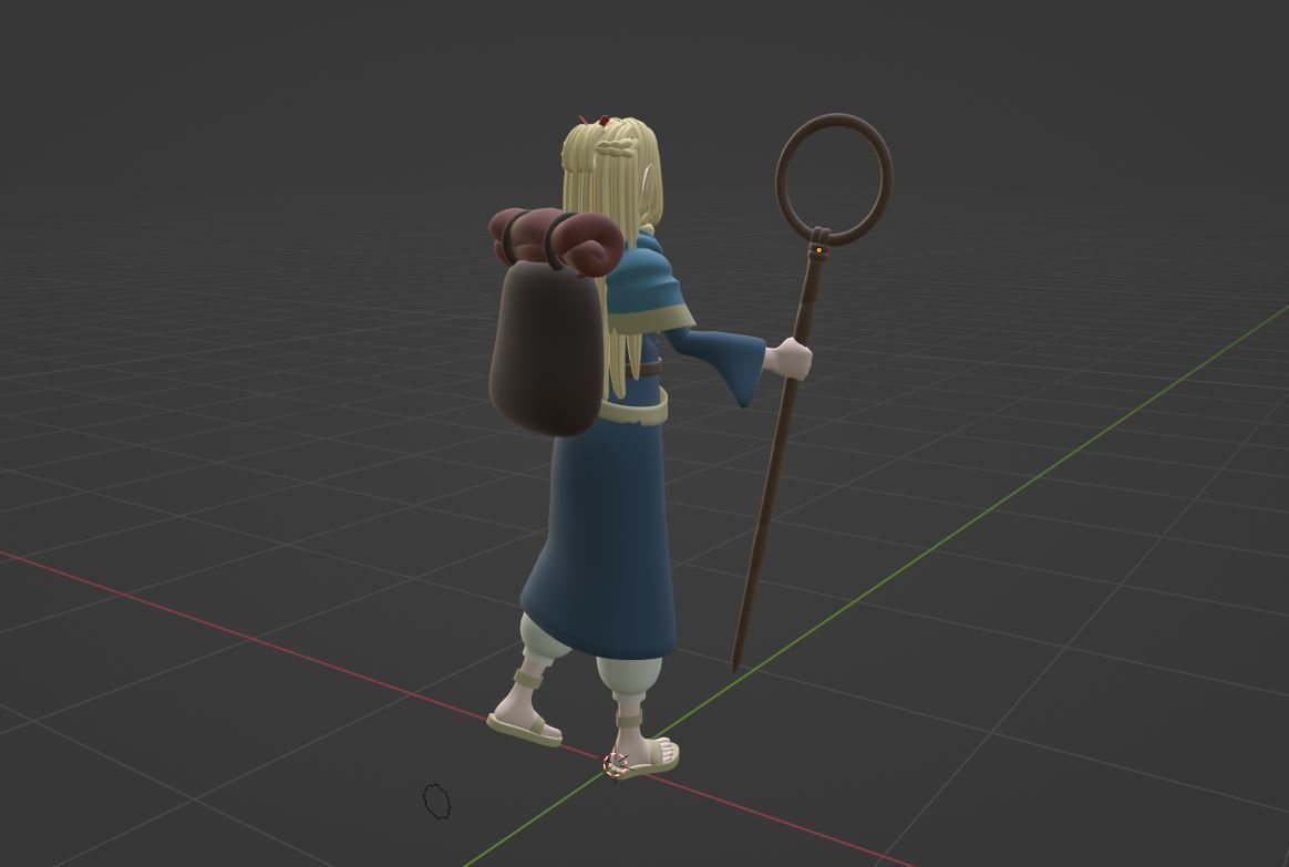 Marcille Donato - Delicious in Dungeon 3D model_7