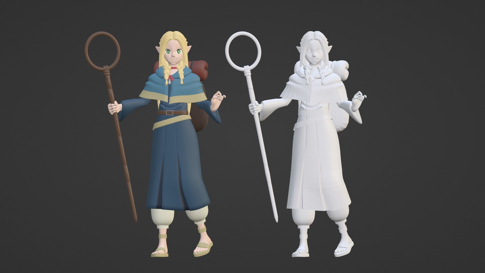 Marcille Donato - Delicious in Dungeon 3D model_17