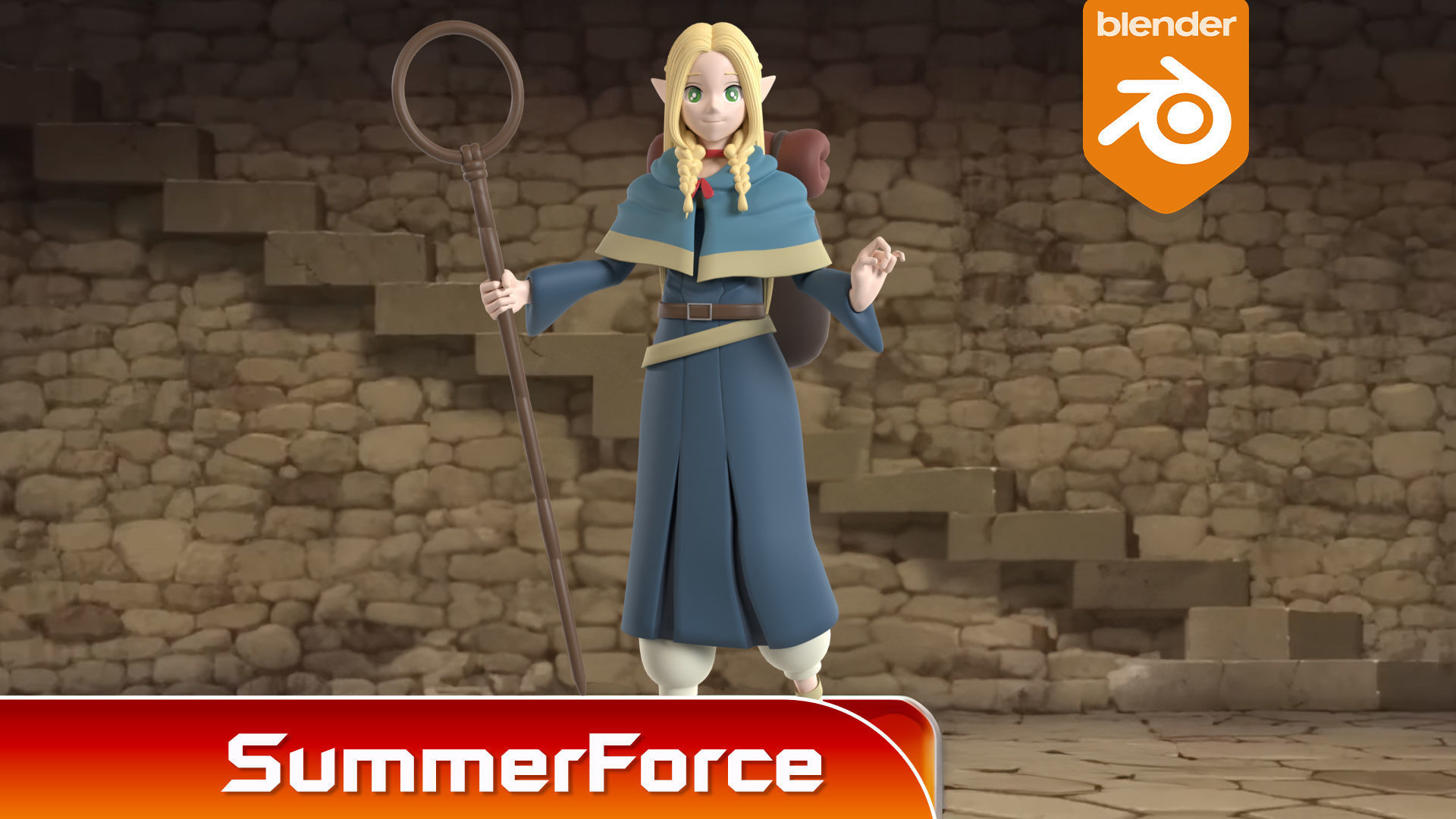 Marcille Donato - Delicious in Dungeon 3D model_2