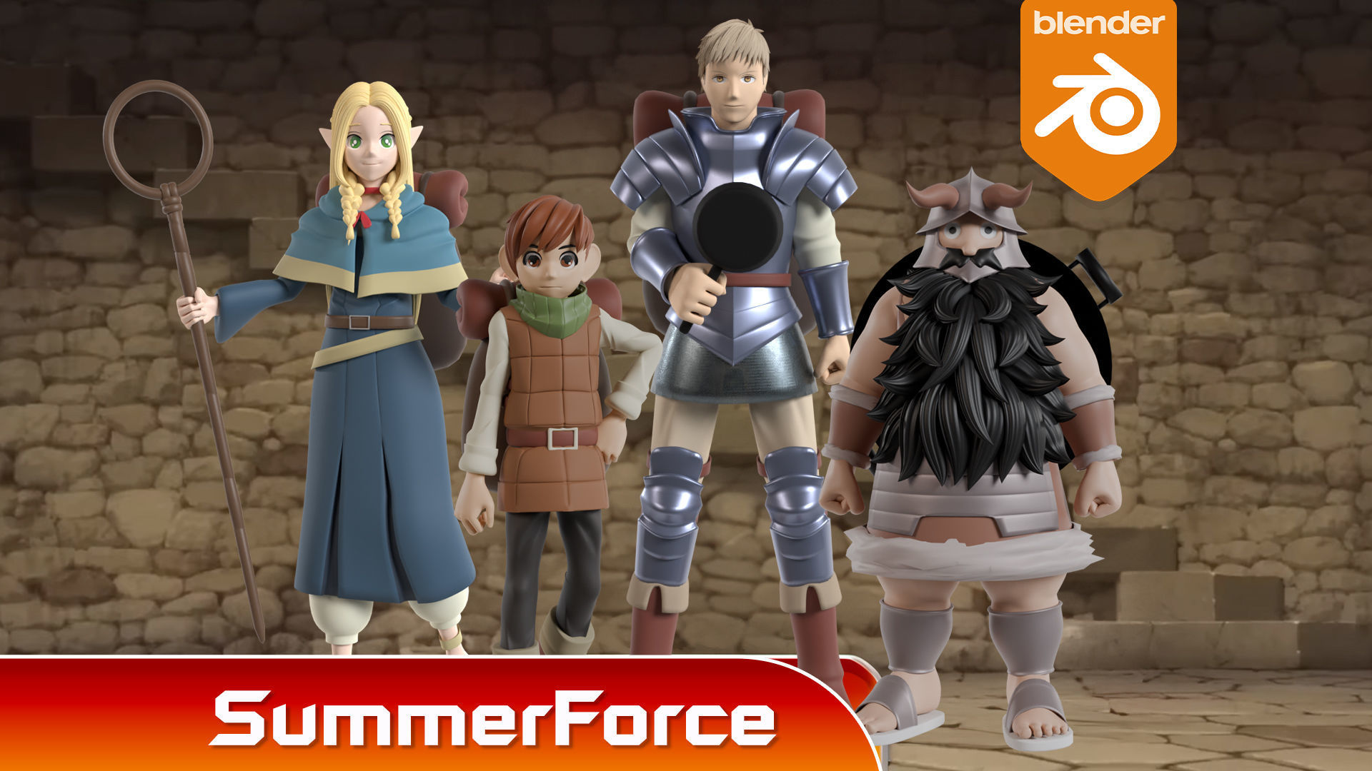 Marcille Donato - Delicious in Dungeon 3D model_4