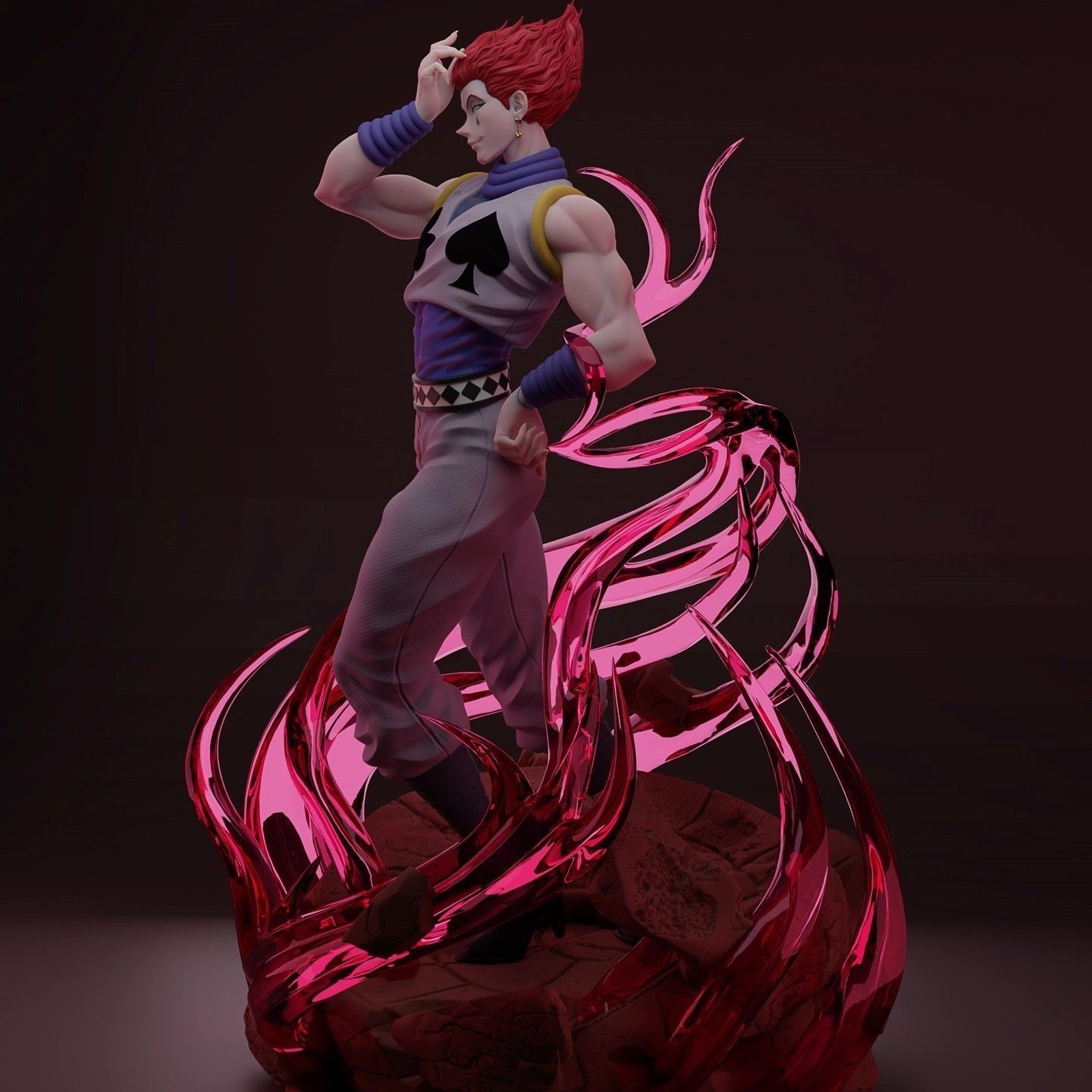HISOKA - HUNTER X HUNTER - IMPRESSAO 3D 3D print model_1