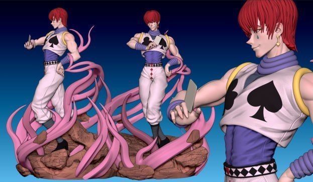 HISOKA - HUNTER X HUNTER - IMPRESSAO 3D 3D print model_2