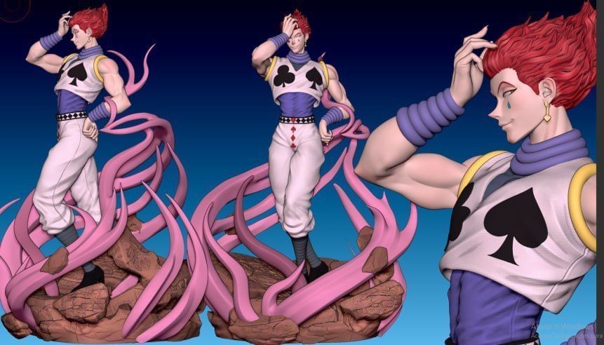 HISOKA - HUNTER X HUNTER - IMPRESSAO 3D 3D print model_3