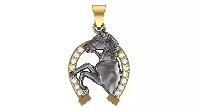 Horse figure Pendant