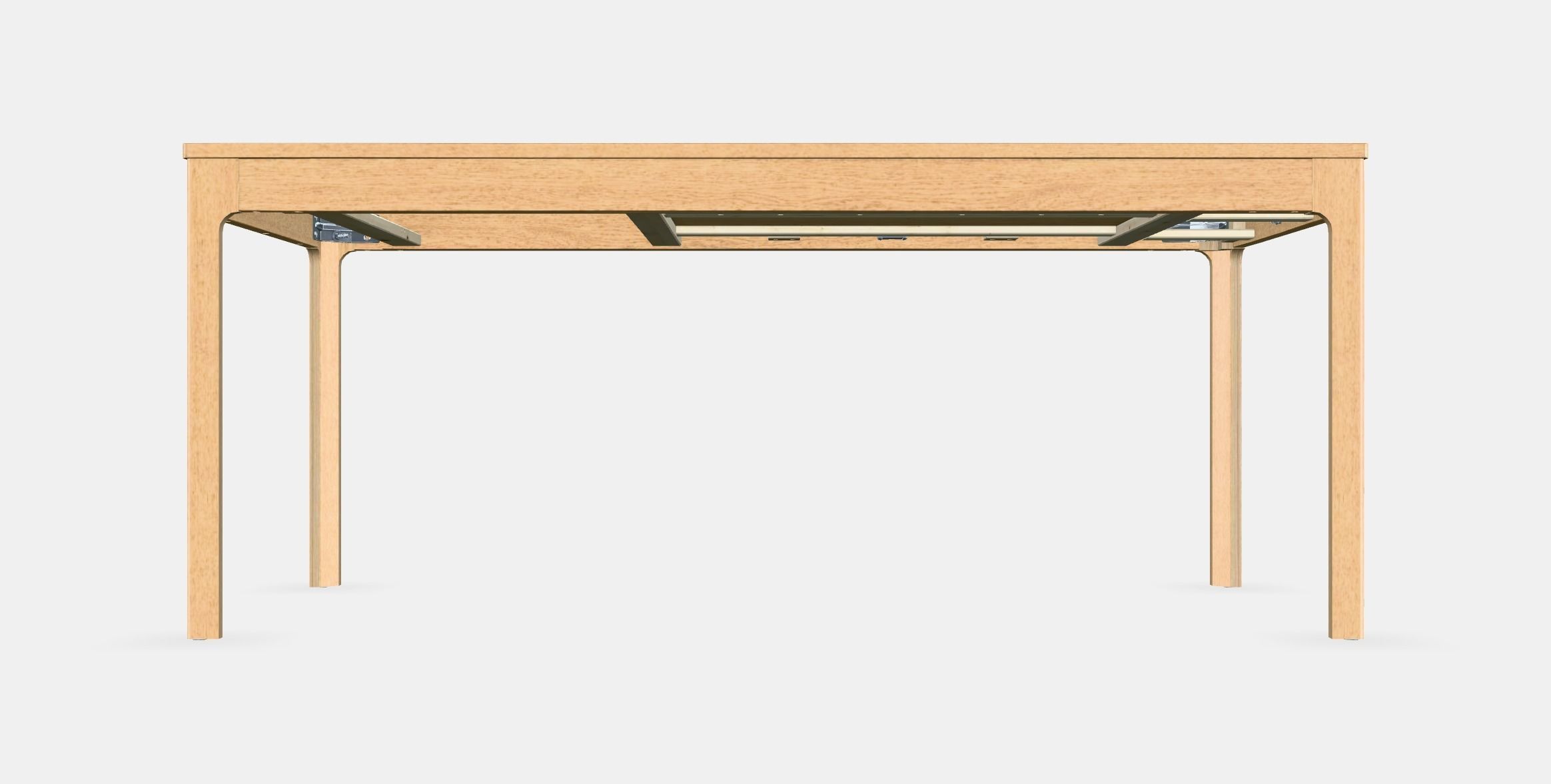 EKEDALEN Extendable table 5 Low-poly 3D model_15