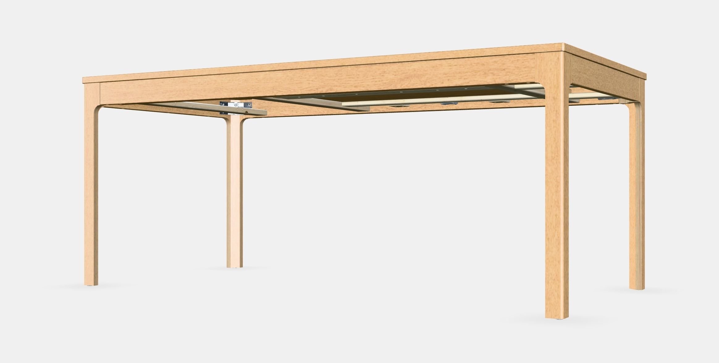 EKEDALEN Extendable table 5 Low-poly 3D model_6