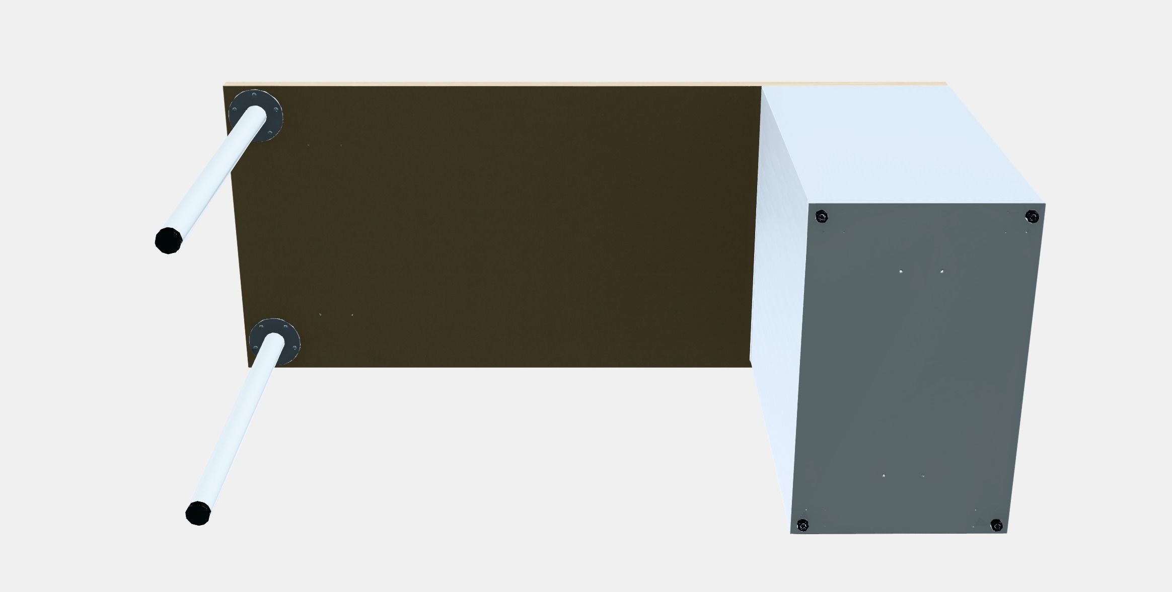 MALSKYTT - ALEX Desk Low-poly 3D model_8