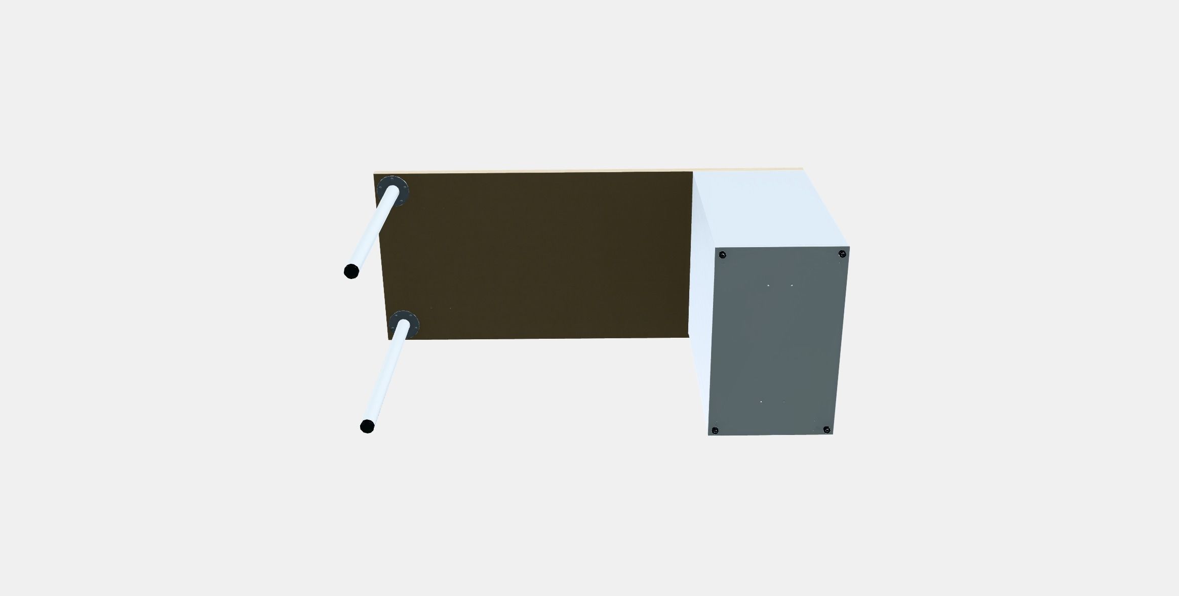 MALSKYTT - ALEX Desk Low-poly 3D model_7