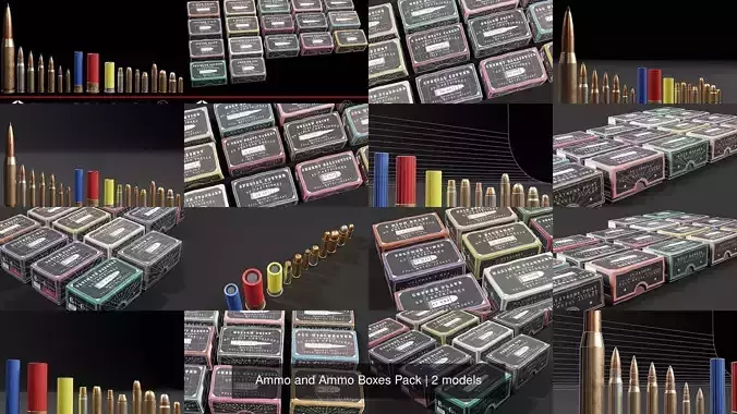 Ammo and Ammo Boxes Pack