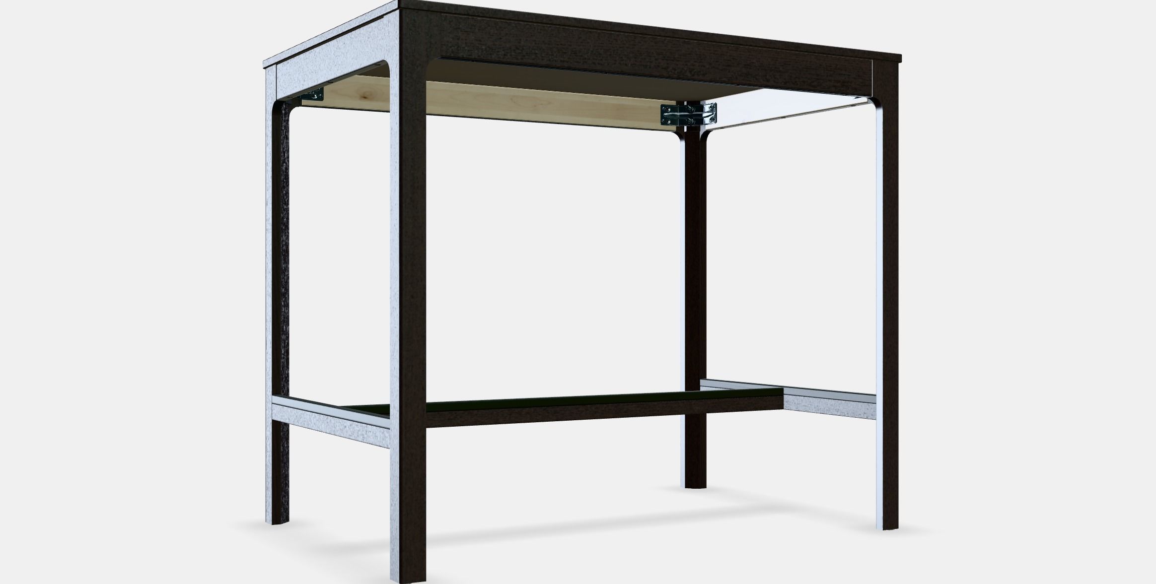 EKEDALEN Bar table Low-poly 3D model_8