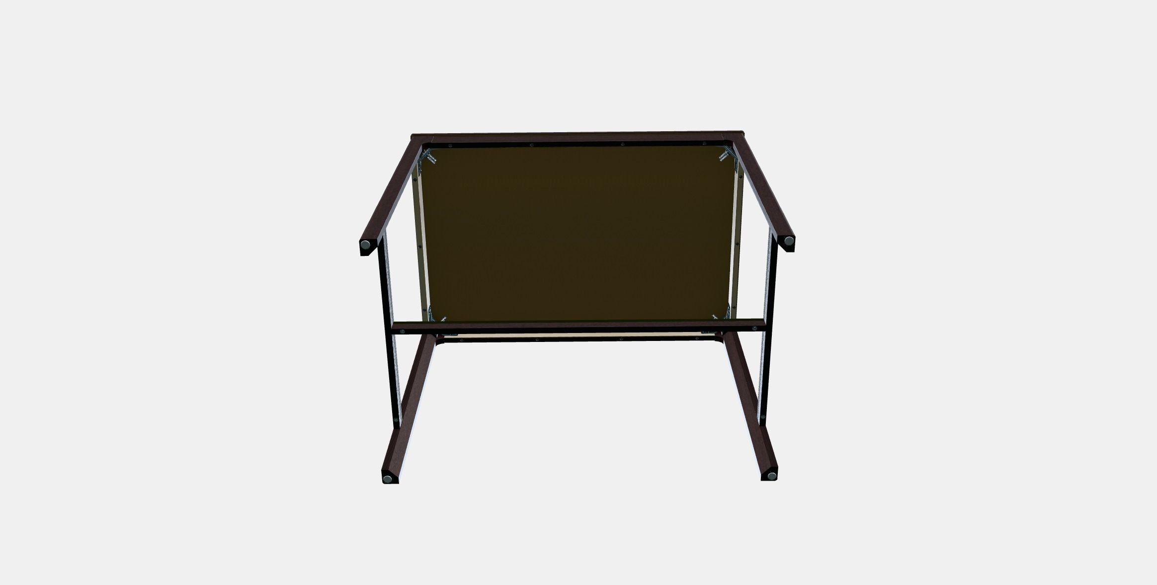 EKEDALEN Bar table Low-poly 3D model_7