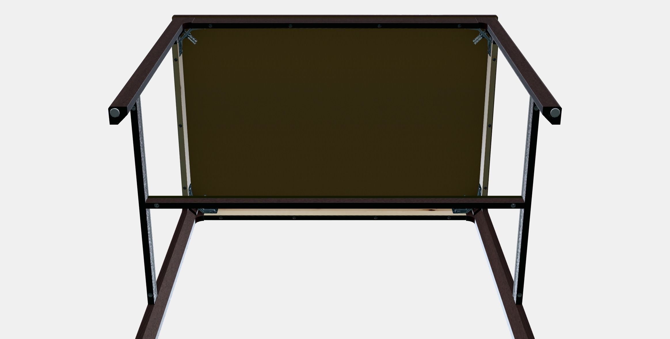 EKEDALEN Bar table Low-poly 3D model_9