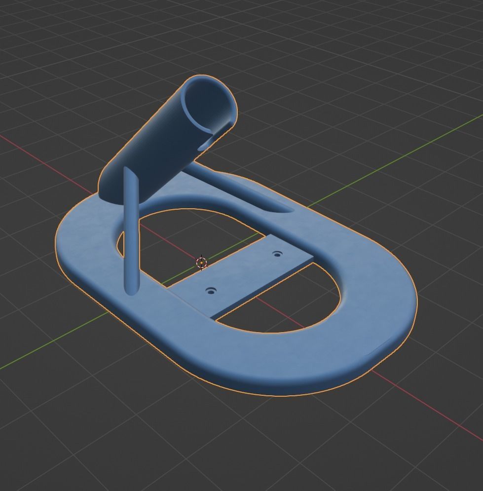 Fishing Rod Mount 3D print model_1