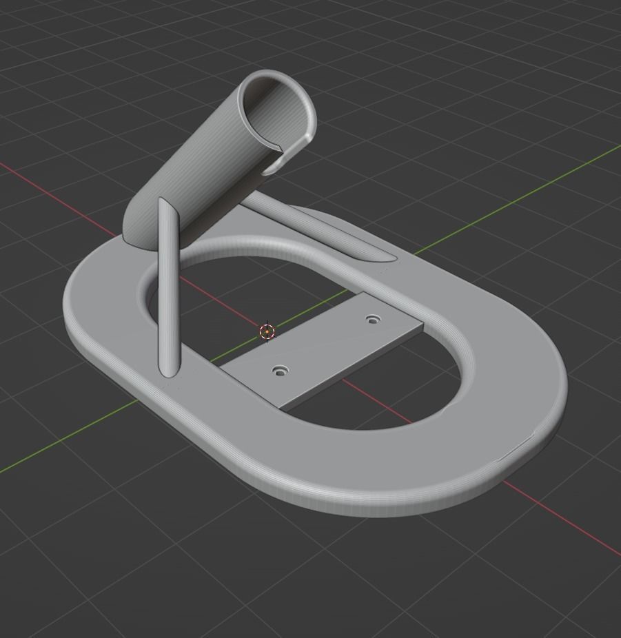 Fishing Rod Mount 3D print model_2