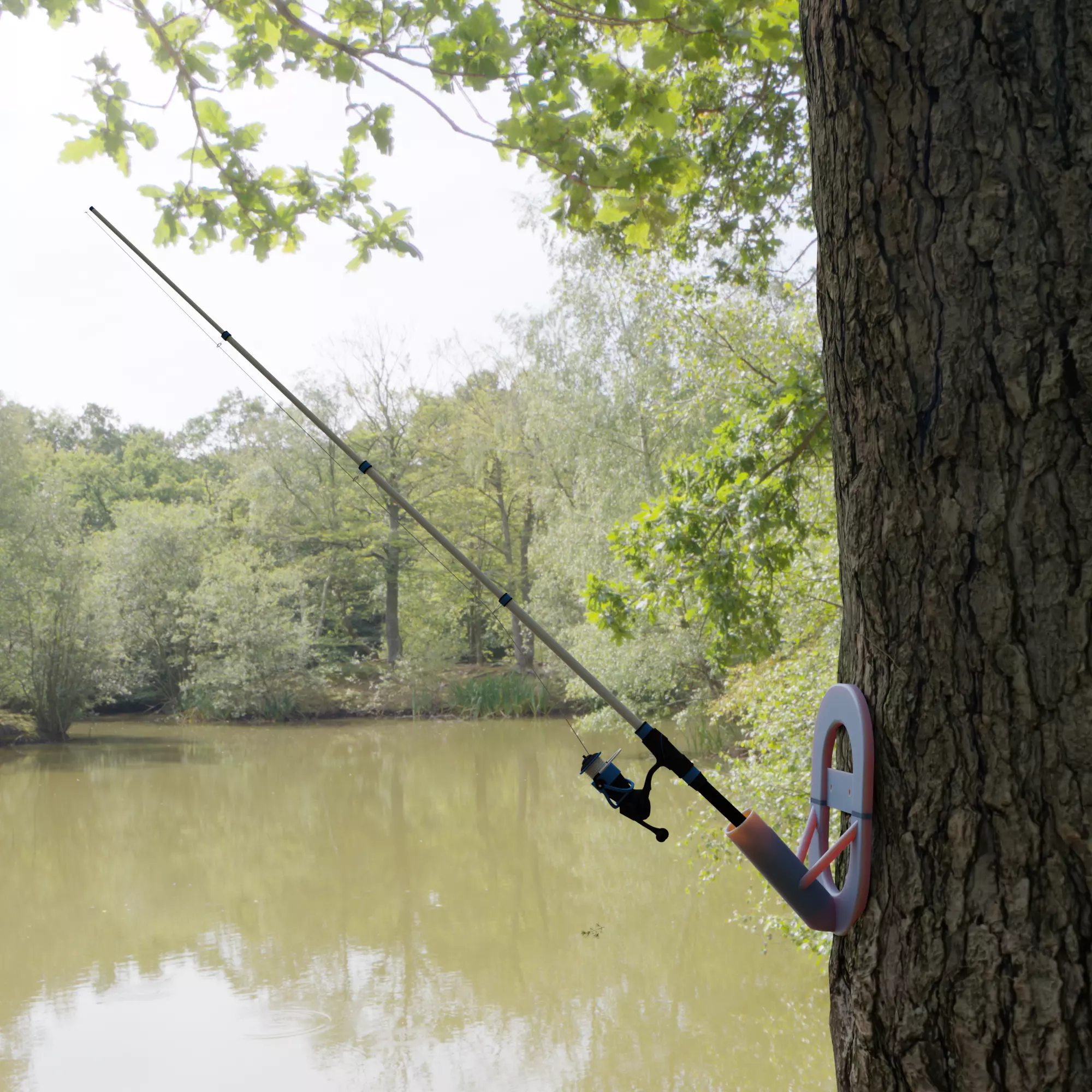 Fishing Rod Mount 3D print model_0