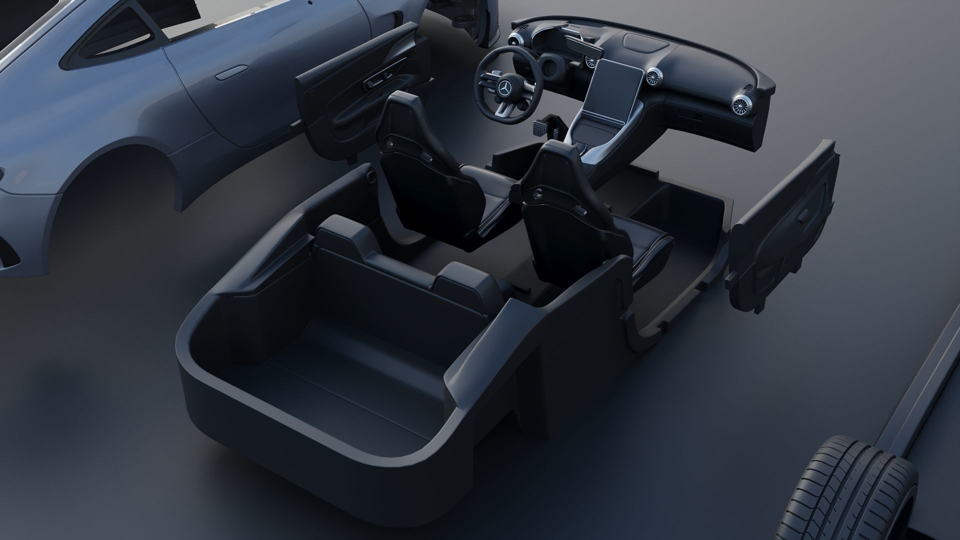 Mercedes AMG GT 63 Coupe 2025 3D print model_21