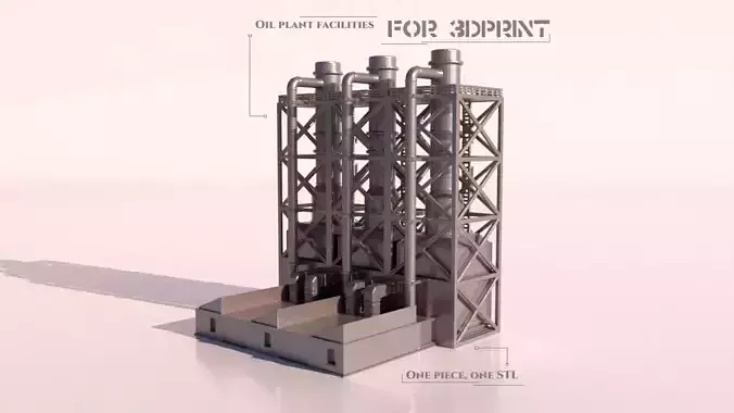 OIL PLANT FACILITIES 3D print model