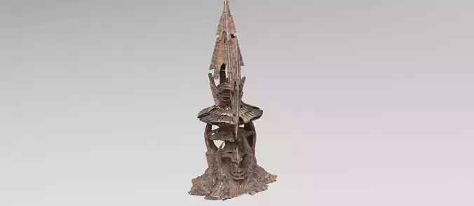 Golden Shroom mountain Cliff