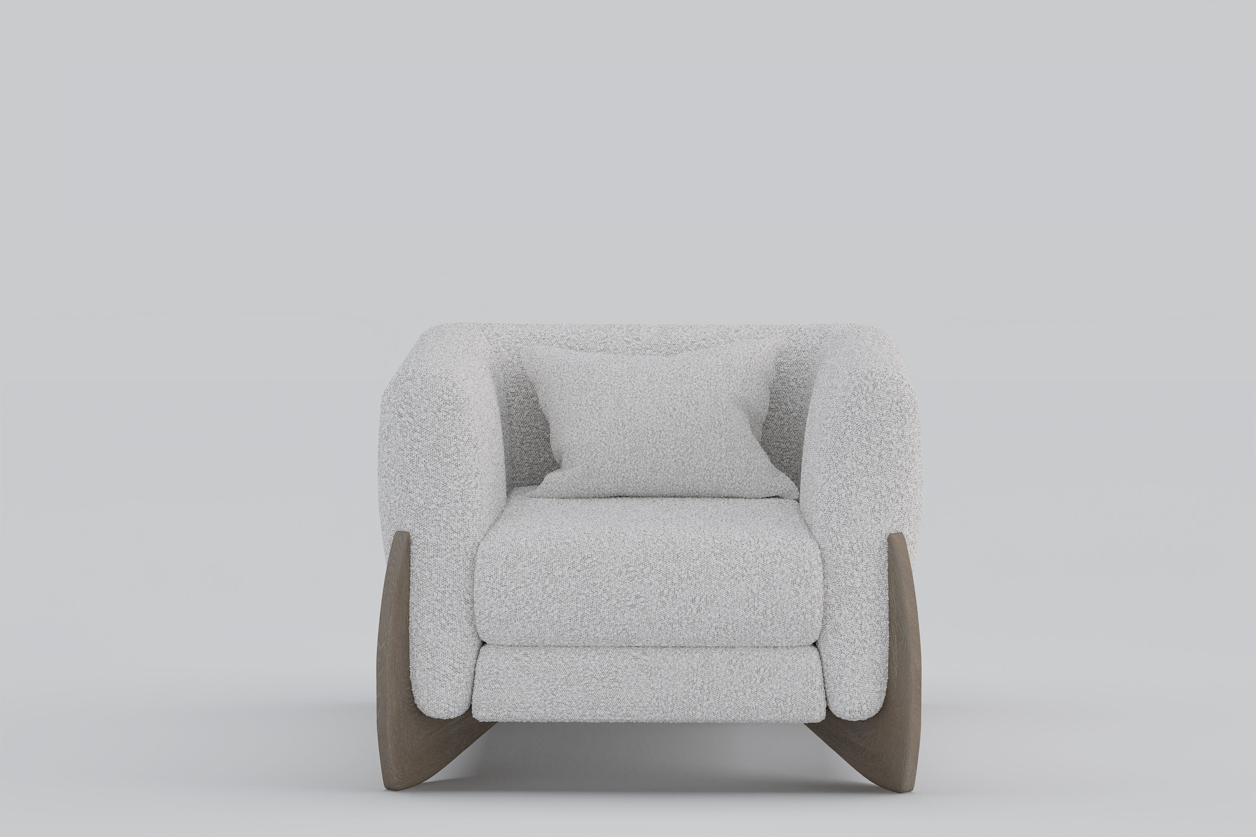 Sofa boucle Furnishings Set 3D model_13