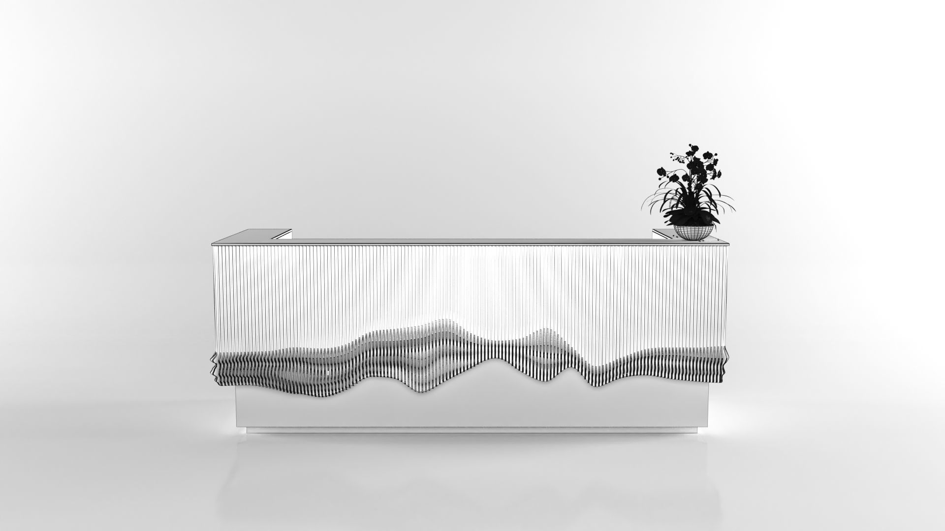 RECEPTION COUNTER 084 3D model_4