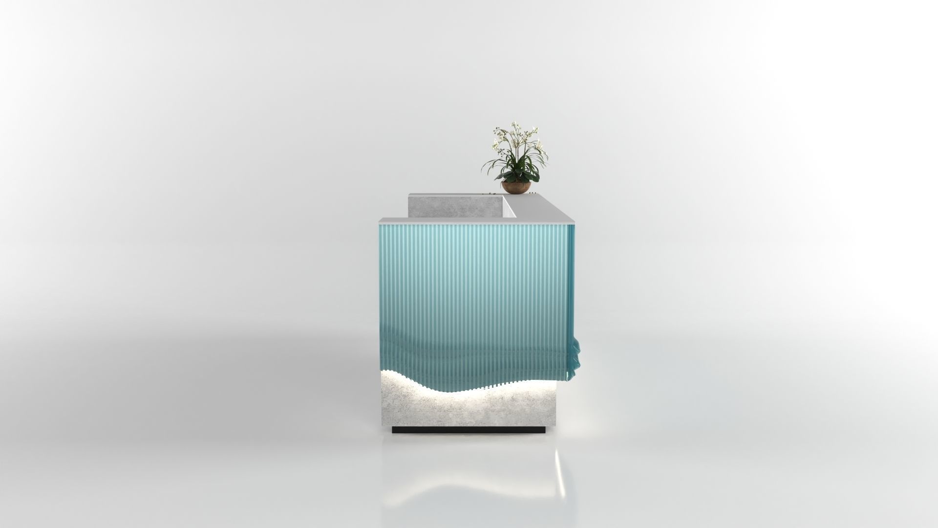 RECEPTION COUNTER 084 3D model_5