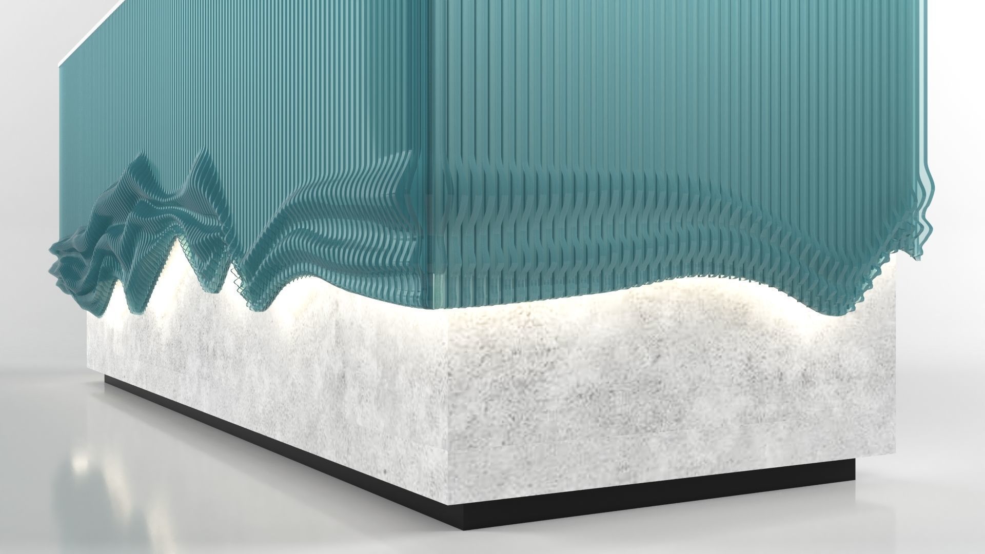 RECEPTION COUNTER 084 3D model_11