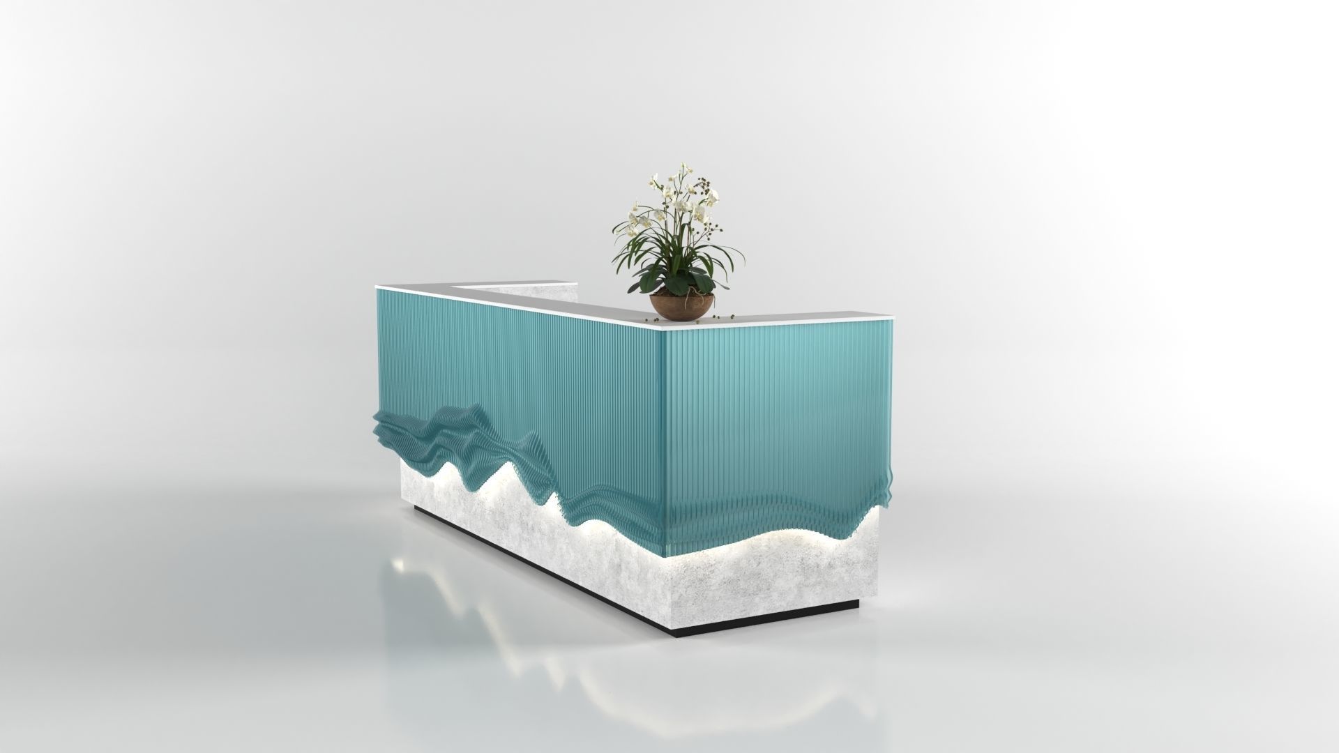 RECEPTION COUNTER 084 3D model_13