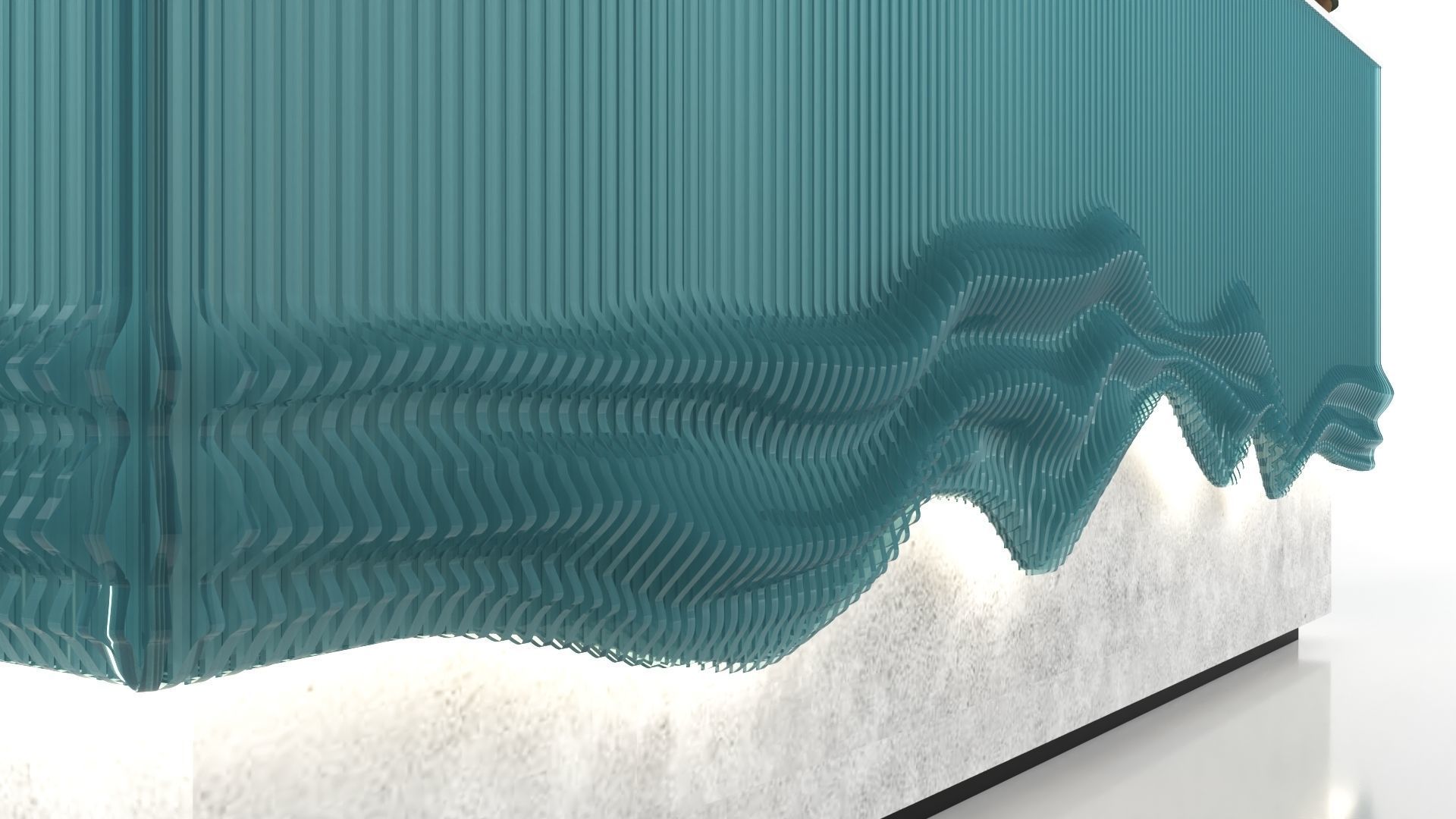 RECEPTION COUNTER 084 3D model_9