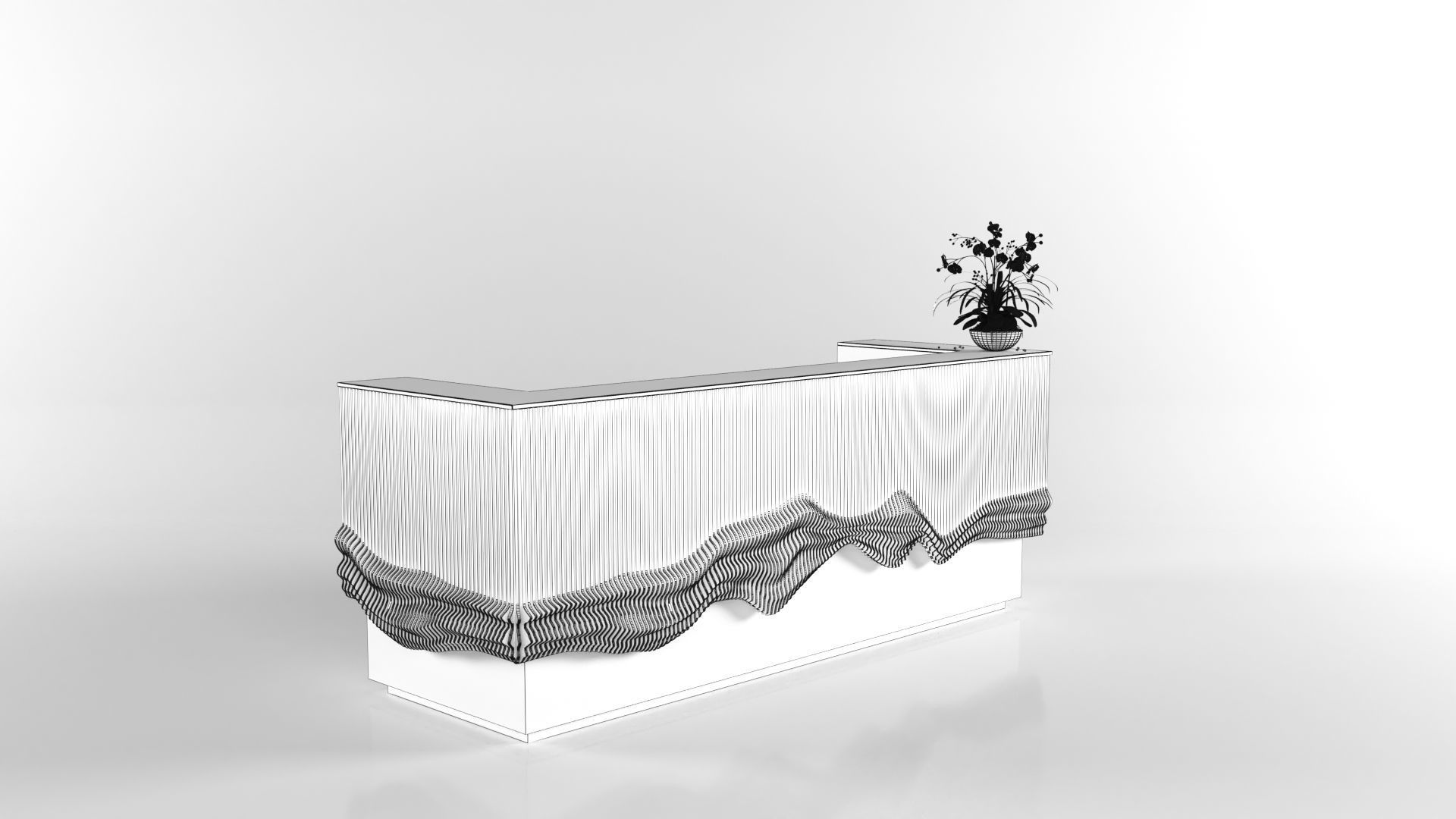 RECEPTION COUNTER 084 3D model_3